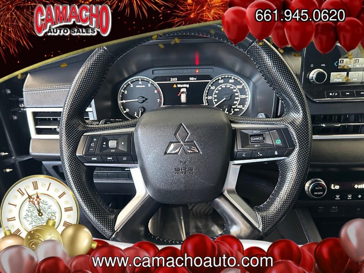 2024 Black Mitsubishi Outlander (JA4J3VA80RZ) with an 4-Cyl 2.5 Liter engine, Automatic CVT transmission, located at 412 Auto Vista Drive, Palmdale, CA, 93551, (661) 945-0620, 34.592636, -118.136681- Photo#21