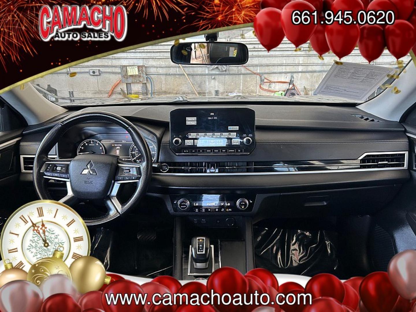 2024 Black Mitsubishi Outlander (JA4J3VA80RZ) with an 4-Cyl 2.5 Liter engine, Automatic CVT transmission, located at 412 Auto Vista Drive, Palmdale, CA, 93551, (661) 945-0620, 34.592636, -118.136681- Photo#22