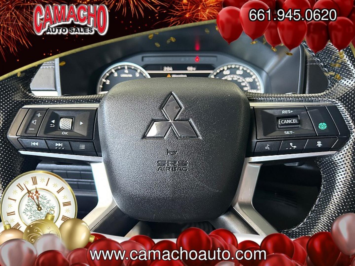 2024 Black Mitsubishi Outlander (JA4J3VA80RZ) with an 4-Cyl 2.5 Liter engine, Automatic CVT transmission, located at 412 Auto Vista Drive, Palmdale, CA, 93551, (661) 945-0620, 34.592636, -118.136681- Photo#27