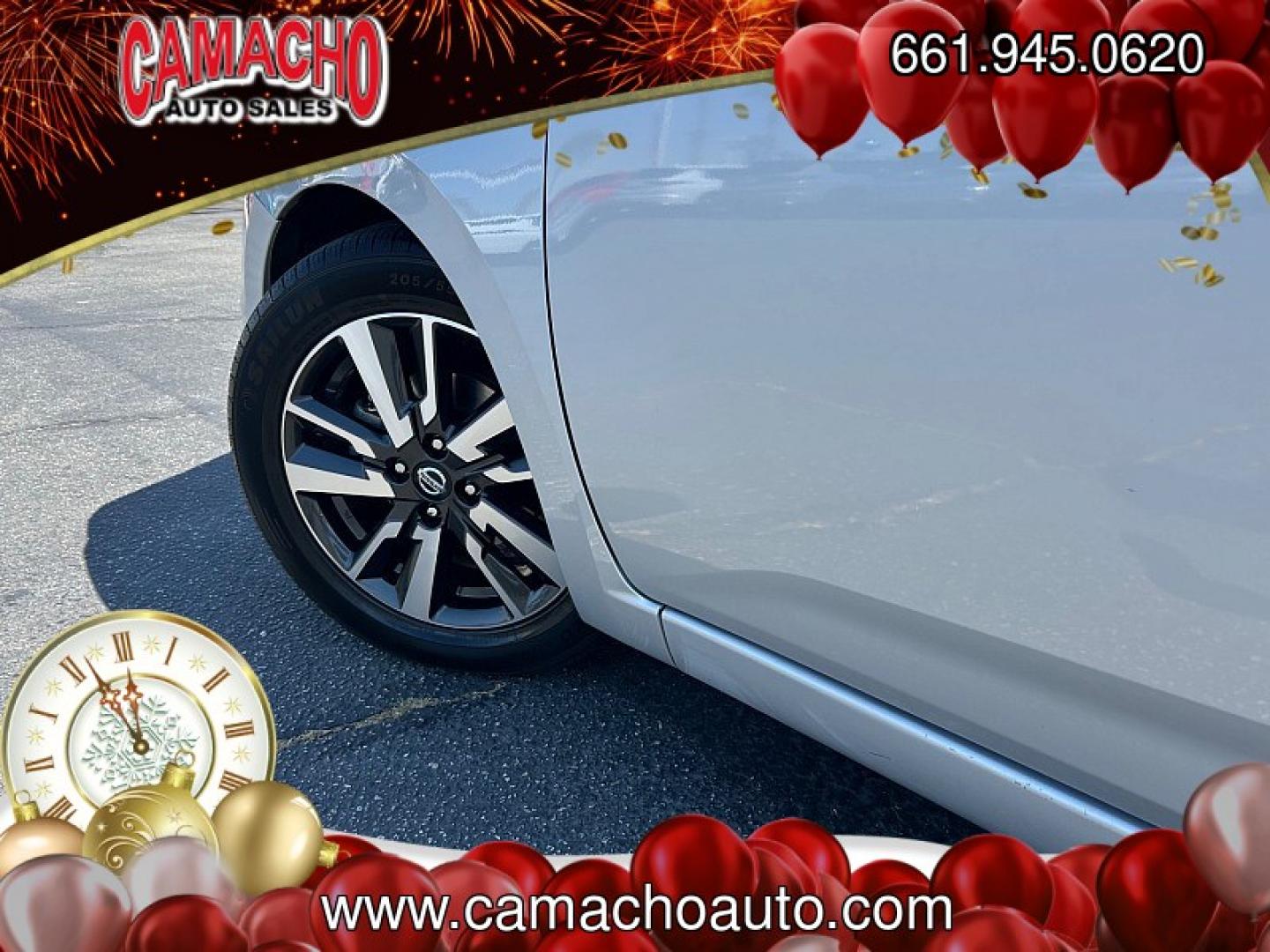 2020 Silver Nissan Versa (3N1CN8EV6LL) with an 4-Cyl 1.6 Liter engine, Automatic CVT w/Xtronic transmission, located at 412 Auto Vista Drive, Palmdale, CA, 93551, (661) 945-0620, 34.592636, -118.136681- Photo#7