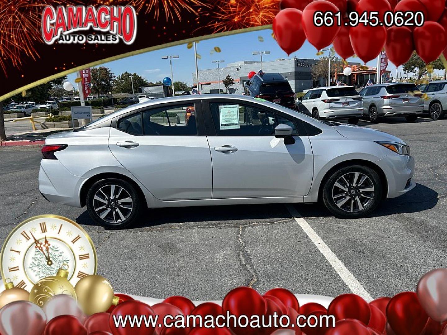 2020 Silver Nissan Versa (3N1CN8EV6LL) with an 4-Cyl 1.6 Liter engine, Automatic CVT w/Xtronic transmission, located at 412 Auto Vista Drive, Palmdale, CA, 93551, (661) 945-0620, 34.592636, -118.136681- Photo#10