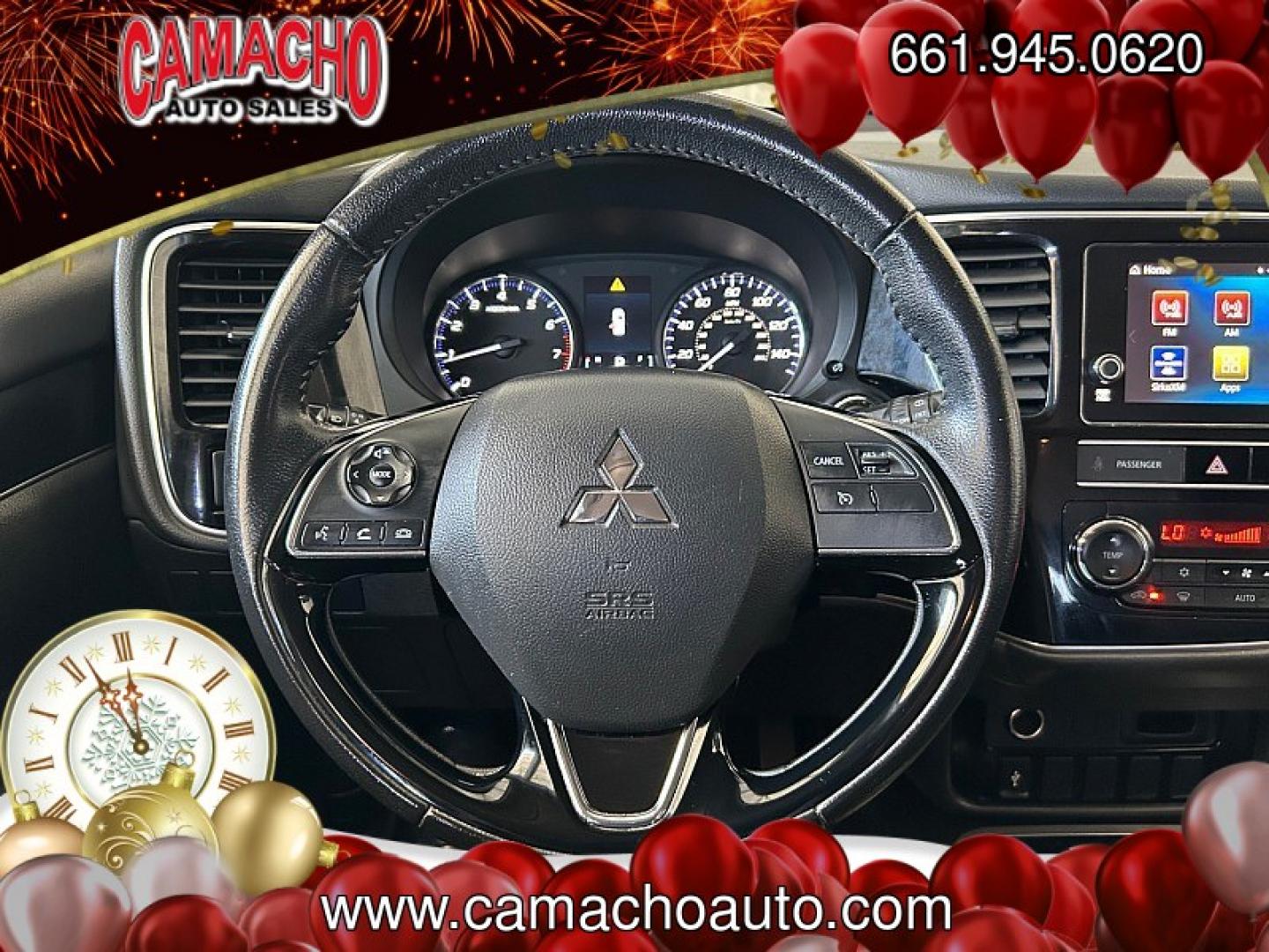 2019 Black Mitsubishi Outlander (JA4AD3A3XKZ) with an 4-Cyl 2.4 Liter engine, Automatic CVT transmission, located at 412 Auto Vista Drive, Palmdale, CA, 93551, (661) 945-0620, 34.592636, -118.136681- Photo#21