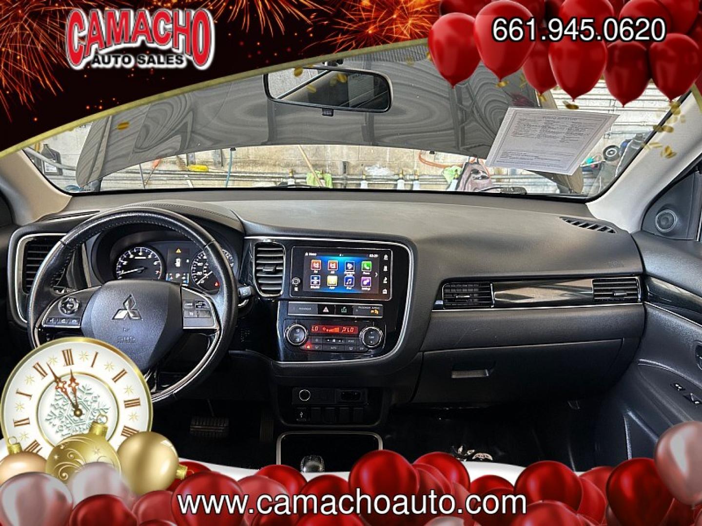 2019 Black Mitsubishi Outlander (JA4AD3A3XKZ) with an 4-Cyl 2.4 Liter engine, Automatic CVT transmission, located at 412 Auto Vista Drive, Palmdale, CA, 93551, (661) 945-0620, 34.592636, -118.136681- Photo#22