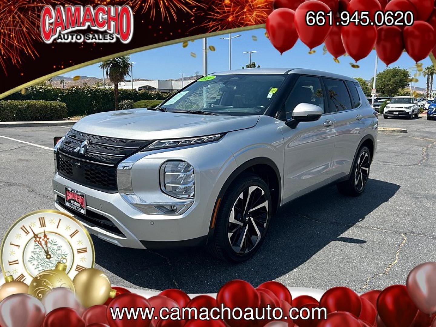 2024 Silver Mitsubishi Outlander (JA4J3VA84RZ) with an 4-Cyl 2.5 Liter engine, Automatic CVT transmission, located at 412 Auto Vista Drive, Palmdale, CA, 93551, (661) 945-0620, 34.592636, -118.136681- Photo#6