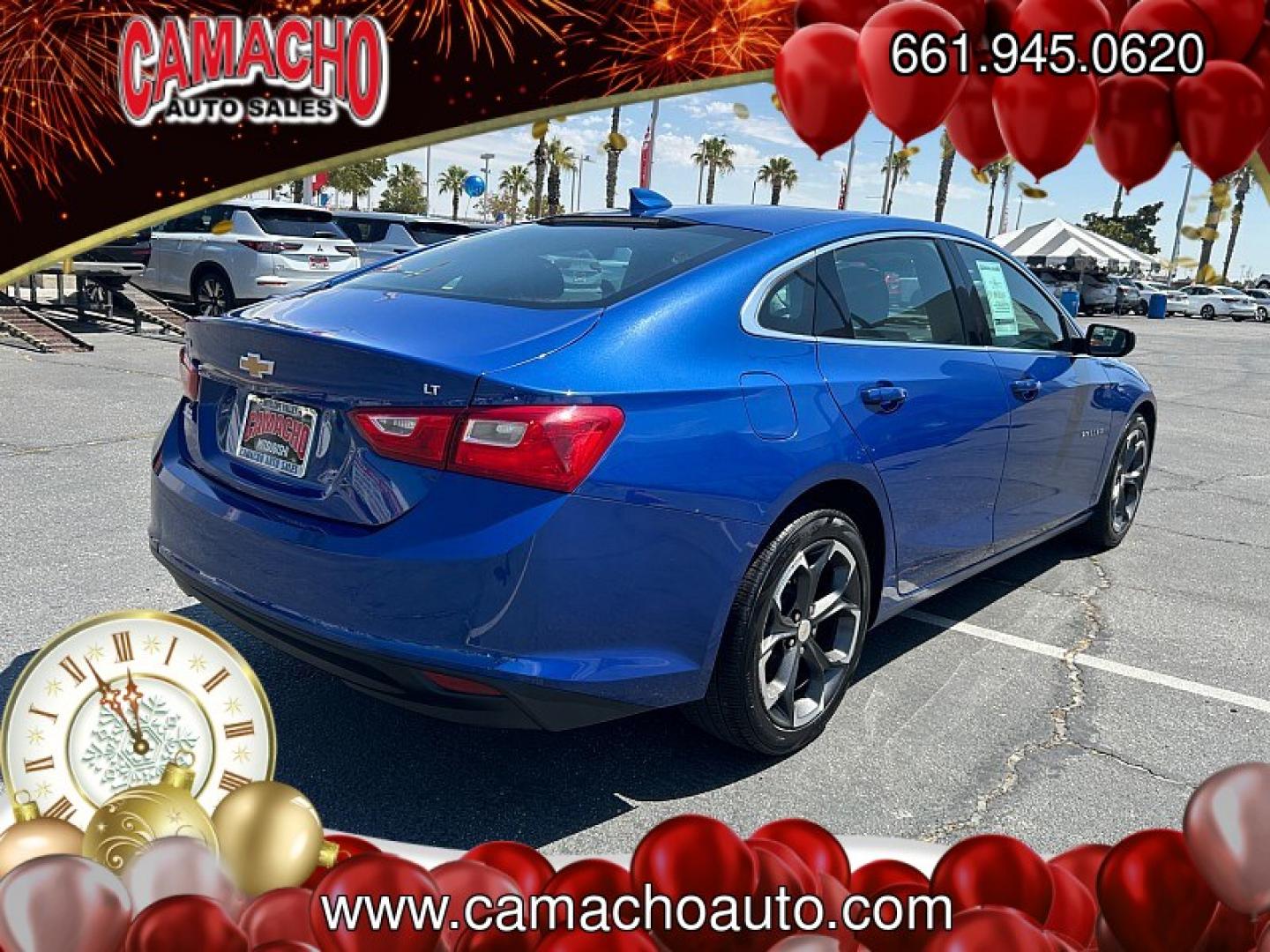 2023 Blue Chevrolet Malibu (1G1ZD5ST9PF) with an 4-Cyl Turbo 1.5 Liter engine, Automatic CVT transmission, located at 412 Auto Vista Drive, Palmdale, CA, 93551, (661) 945-0620, 34.592636, -118.136681- Photo#2