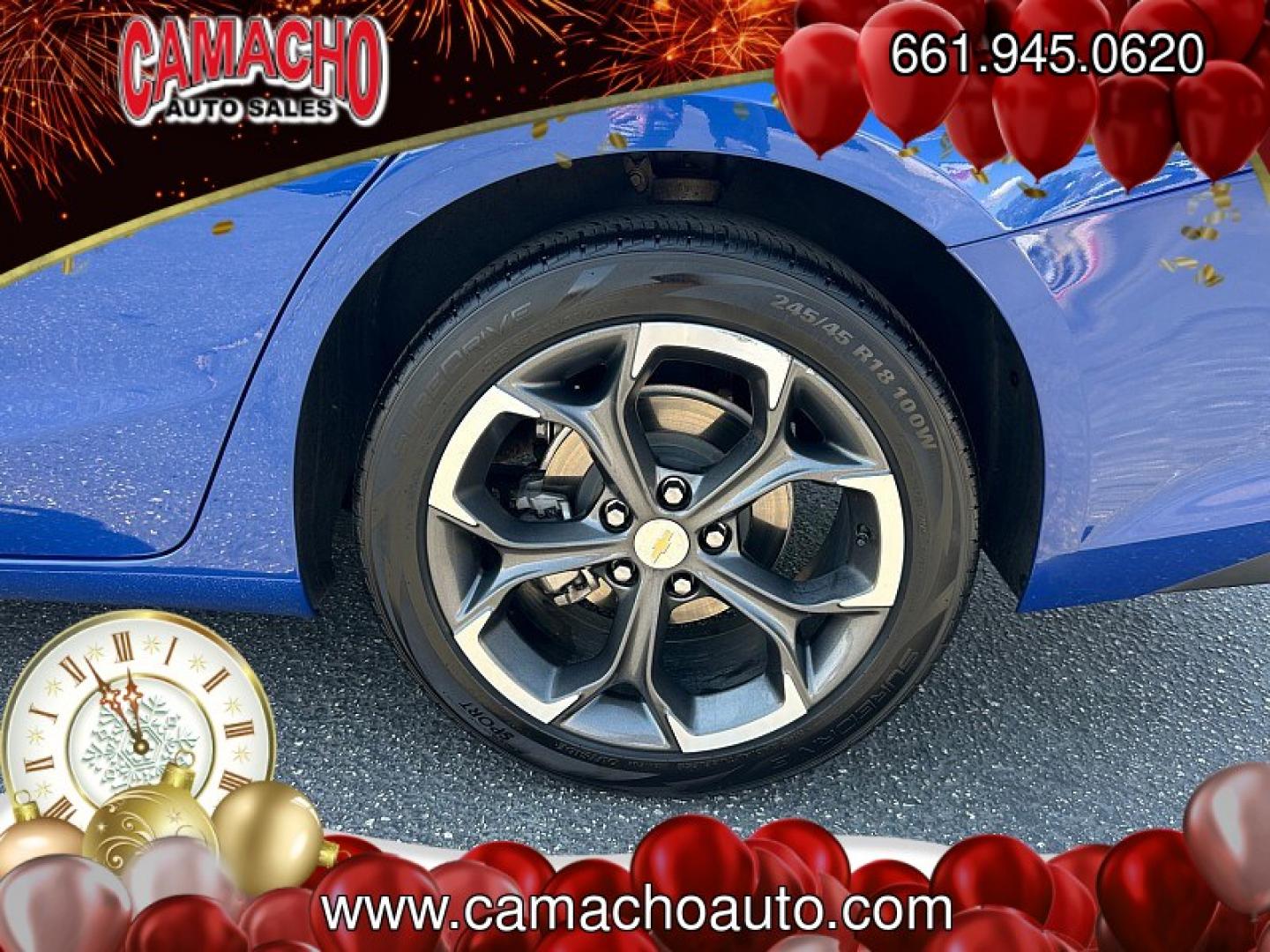 2023 Blue Chevrolet Malibu (1G1ZD5ST9PF) with an 4-Cyl Turbo 1.5 Liter engine, Automatic CVT transmission, located at 412 Auto Vista Drive, Palmdale, CA, 93551, (661) 945-0620, 34.592636, -118.136681- Photo#13