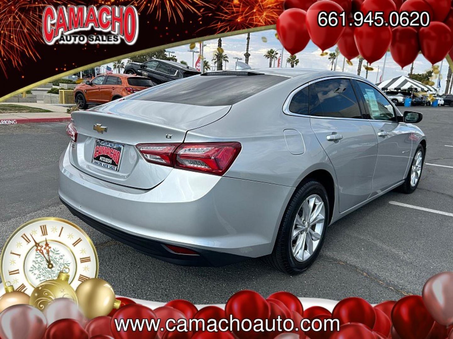 2022 silver Chevrolet Malibu (1G1ZD5ST9NF) with an 4-Cyl Turbo 1.5 Liter engine, Automatic CVT transmission, located at 412 Auto Vista Drive, Palmdale, CA, 93551, (661) 945-0620, 34.592636, -118.136681- Photo#2
