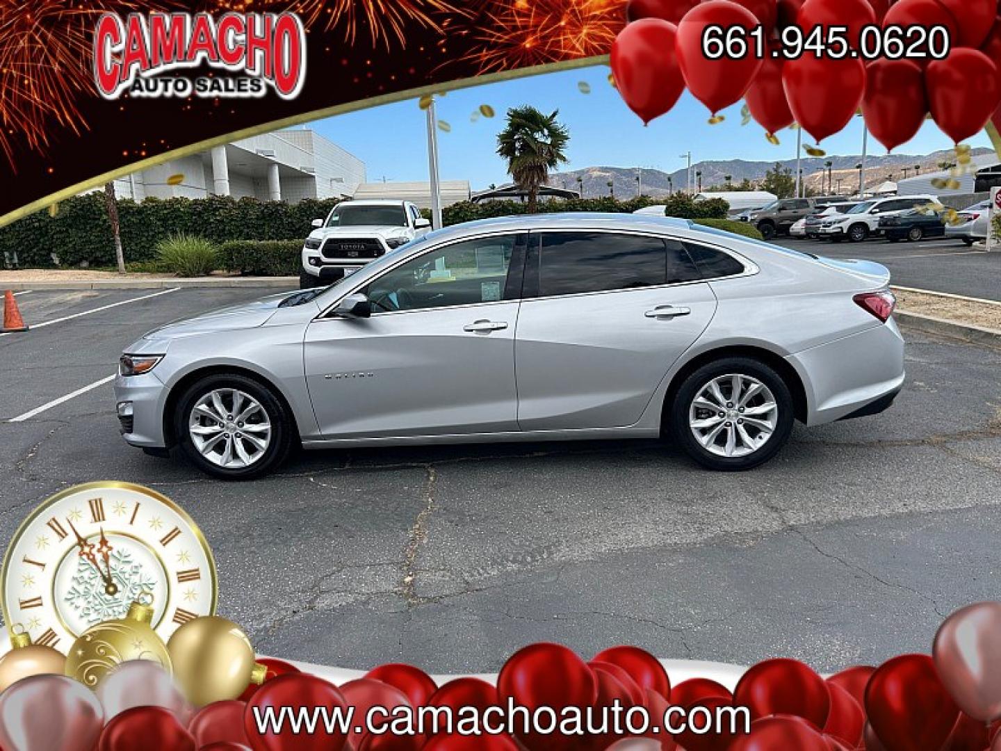 2022 silver Chevrolet Malibu (1G1ZD5ST9NF) with an 4-Cyl Turbo 1.5 Liter engine, Automatic CVT transmission, located at 412 Auto Vista Drive, Palmdale, CA, 93551, (661) 945-0620, 34.592636, -118.136681- Photo#5