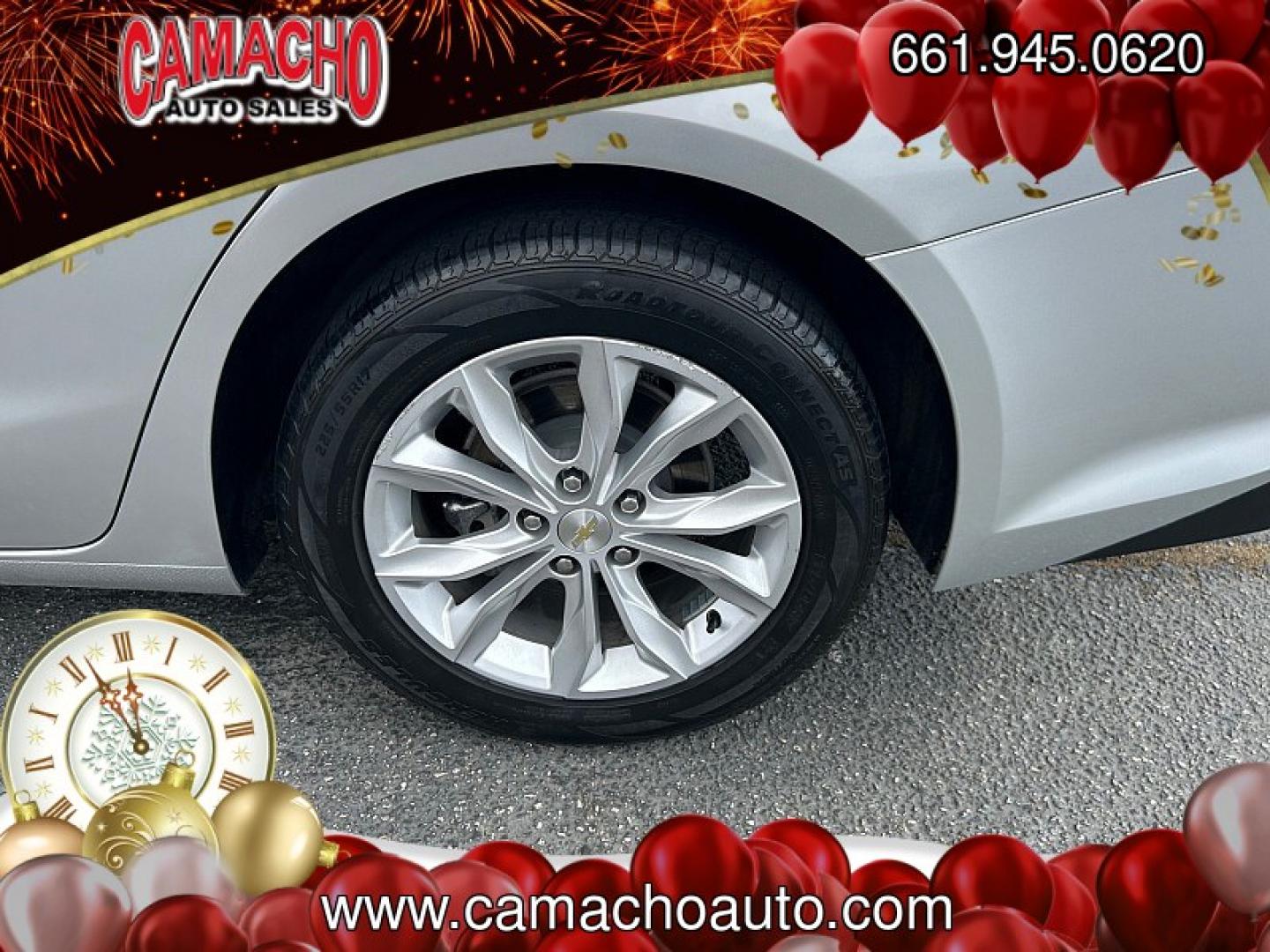 2022 silver Chevrolet Malibu (1G1ZD5ST9NF) with an 4-Cyl Turbo 1.5 Liter engine, Automatic CVT transmission, located at 412 Auto Vista Drive, Palmdale, CA, 93551, (661) 945-0620, 34.592636, -118.136681- Photo#13