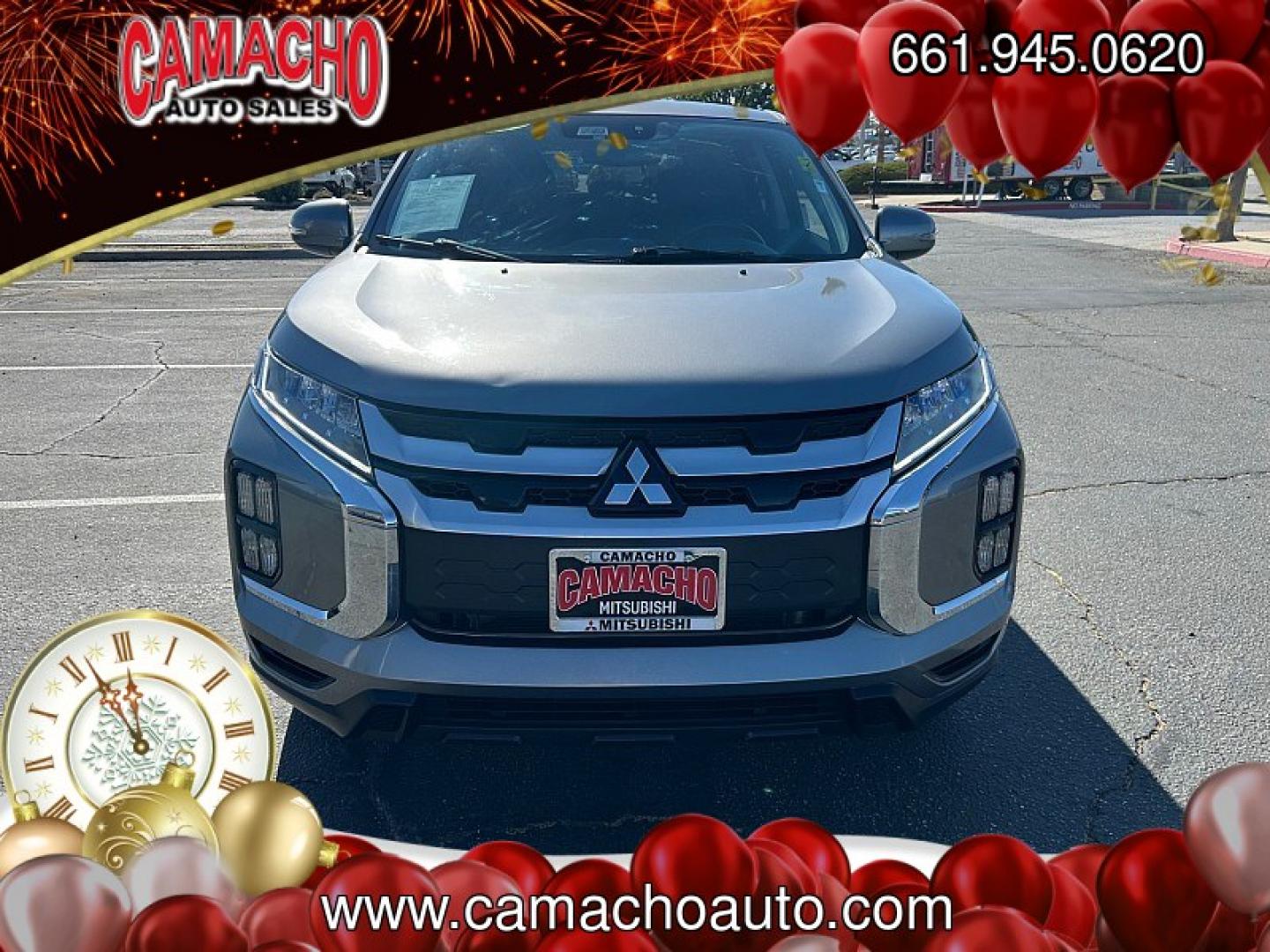 2021 Gray Mitsubishi Outlander Sport (JA4APVAU3MU) with an 4-Cyl 2.0 Liter engine, Automatic CVT transmission, located at 412 Auto Vista Drive, Palmdale, CA, 93551, (661) 945-0620, 34.592636, -118.136681- Photo#1