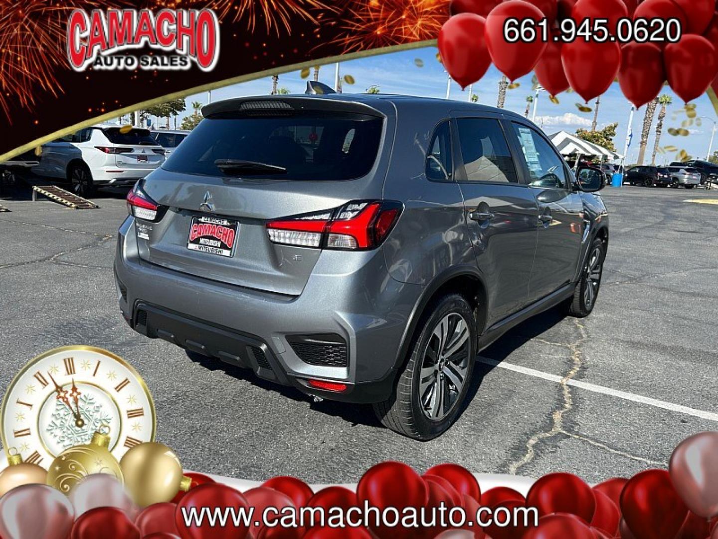 2021 Gray Mitsubishi Outlander Sport (JA4APVAU3MU) with an 4-Cyl 2.0 Liter engine, Automatic CVT transmission, located at 412 Auto Vista Drive, Palmdale, CA, 93551, (661) 945-0620, 34.592636, -118.136681- Photo#2