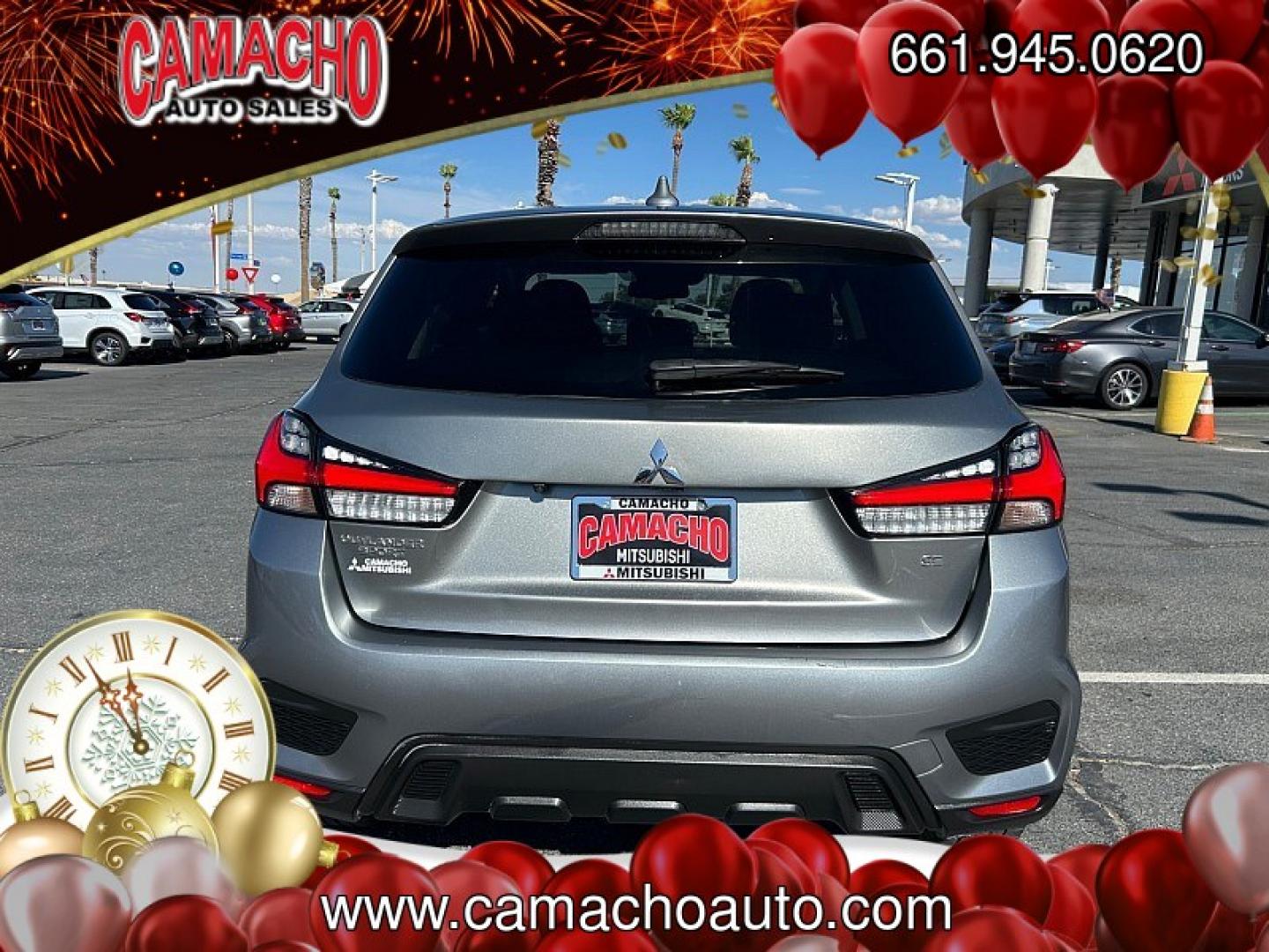 2021 Gray Mitsubishi Outlander Sport (JA4APVAU3MU) with an 4-Cyl 2.0 Liter engine, Automatic CVT transmission, located at 412 Auto Vista Drive, Palmdale, CA, 93551, (661) 945-0620, 34.592636, -118.136681- Photo#3