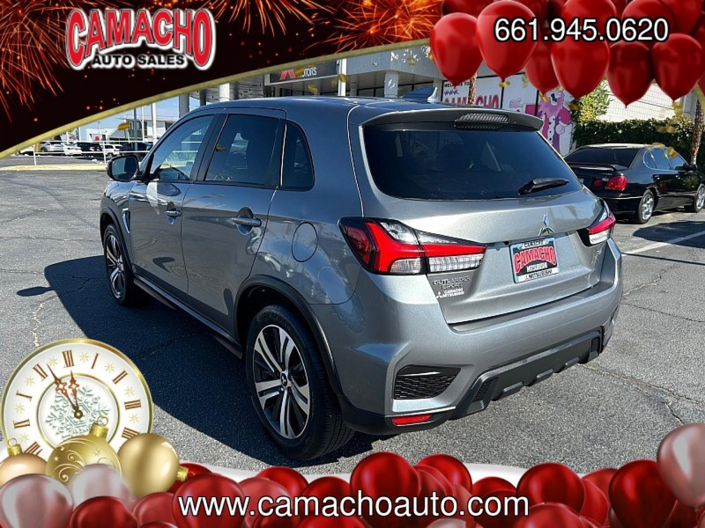 2021 Gray Mitsubishi Outlander Sport (JA4APVAU3MU) with an 4-Cyl 2.0 Liter engine, Automatic CVT transmission, located at 412 Auto Vista Drive, Palmdale, CA, 93551, (661) 945-0620, 34.592636, -118.136681- Photo#4