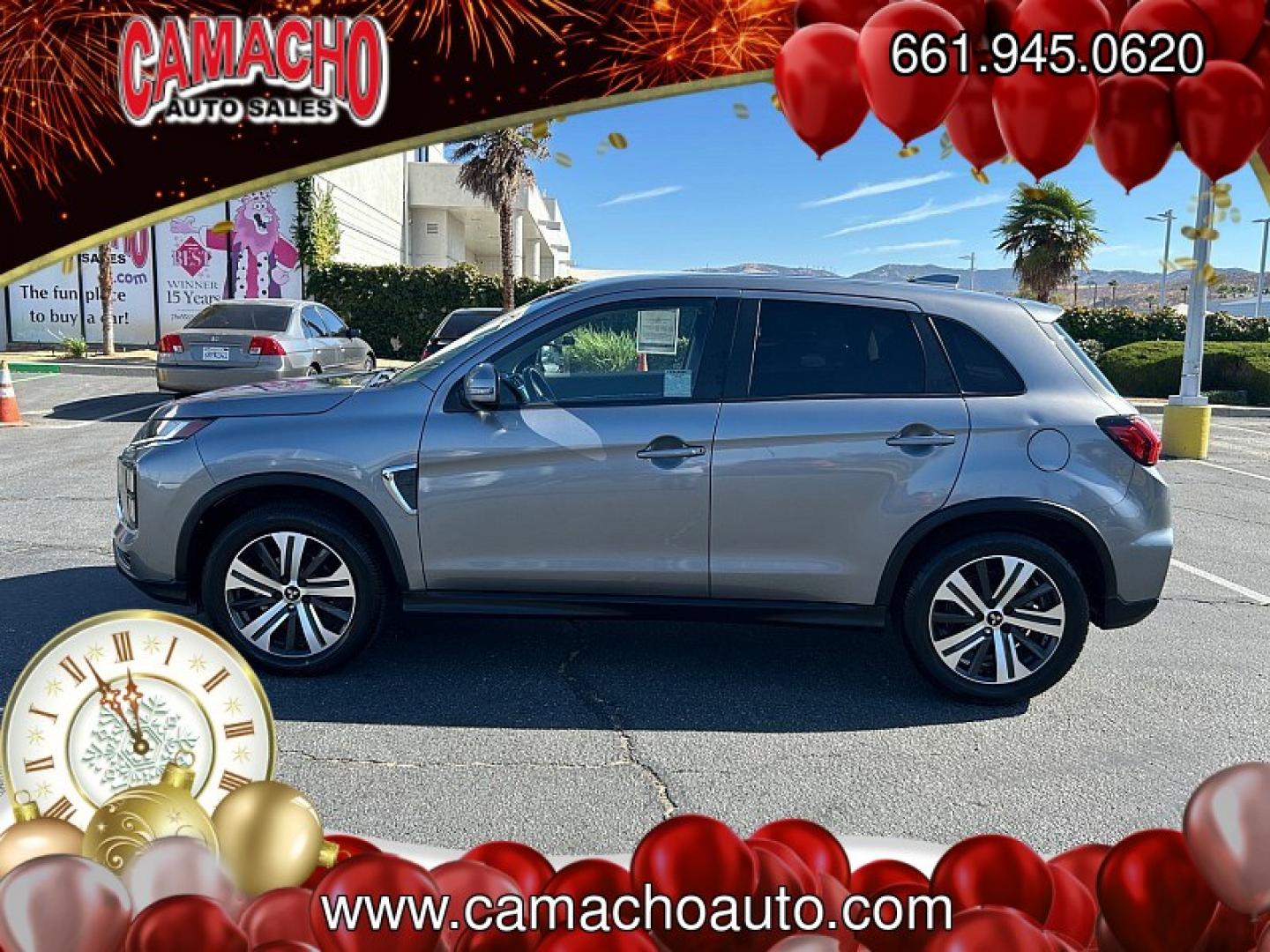 2021 Gray Mitsubishi Outlander Sport (JA4APVAU3MU) with an 4-Cyl 2.0 Liter engine, Automatic CVT transmission, located at 412 Auto Vista Drive, Palmdale, CA, 93551, (661) 945-0620, 34.592636, -118.136681- Photo#5