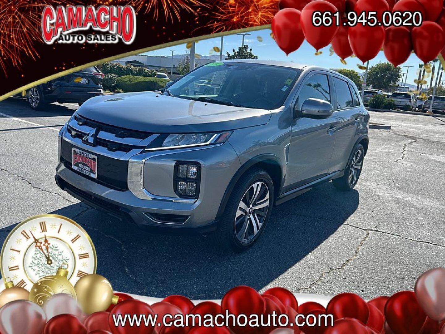 2021 Gray Mitsubishi Outlander Sport (JA4APVAU3MU) with an 4-Cyl 2.0 Liter engine, Automatic CVT transmission, located at 412 Auto Vista Drive, Palmdale, CA, 93551, (661) 945-0620, 34.592636, -118.136681- Photo#6