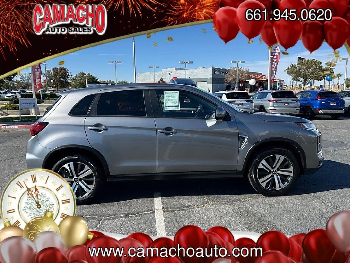 2021 Gray Mitsubishi Outlander Sport (JA4APVAU3MU) with an 4-Cyl 2.0 Liter engine, Automatic CVT transmission, located at 412 Auto Vista Drive, Palmdale, CA, 93551, (661) 945-0620, 34.592636, -118.136681- Photo#11