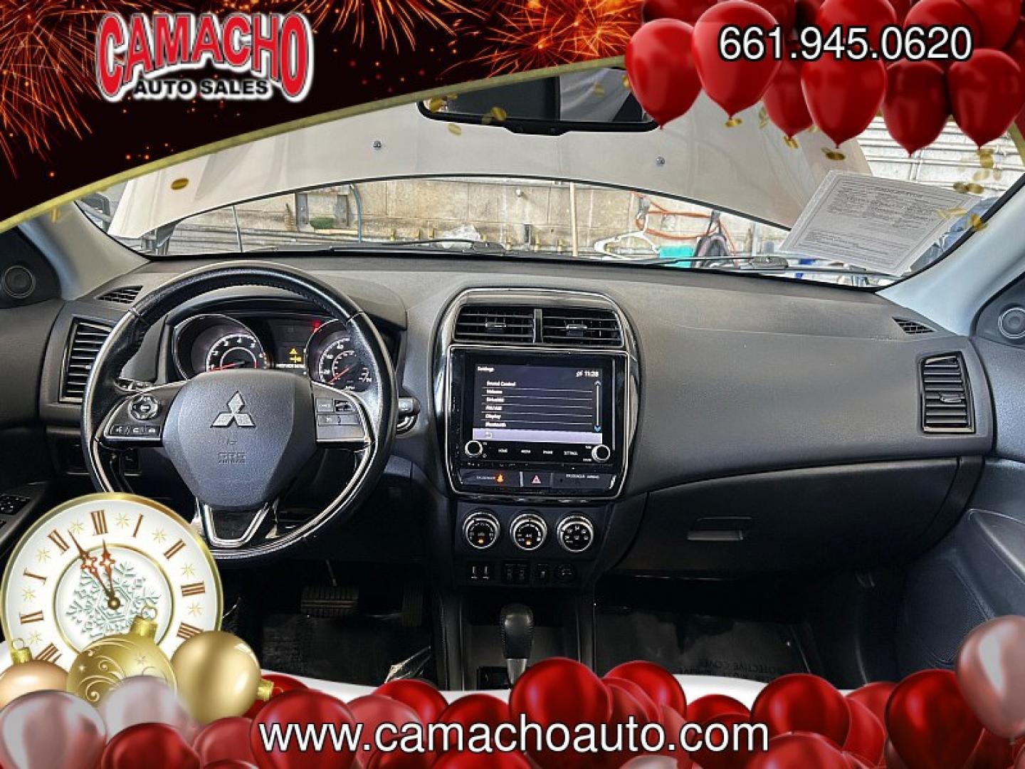 2021 Gray Mitsubishi Outlander Sport (JA4APVAU3MU) with an 4-Cyl 2.0 Liter engine, Automatic CVT transmission, located at 412 Auto Vista Drive, Palmdale, CA, 93551, (661) 945-0620, 34.592636, -118.136681- Photo#22
