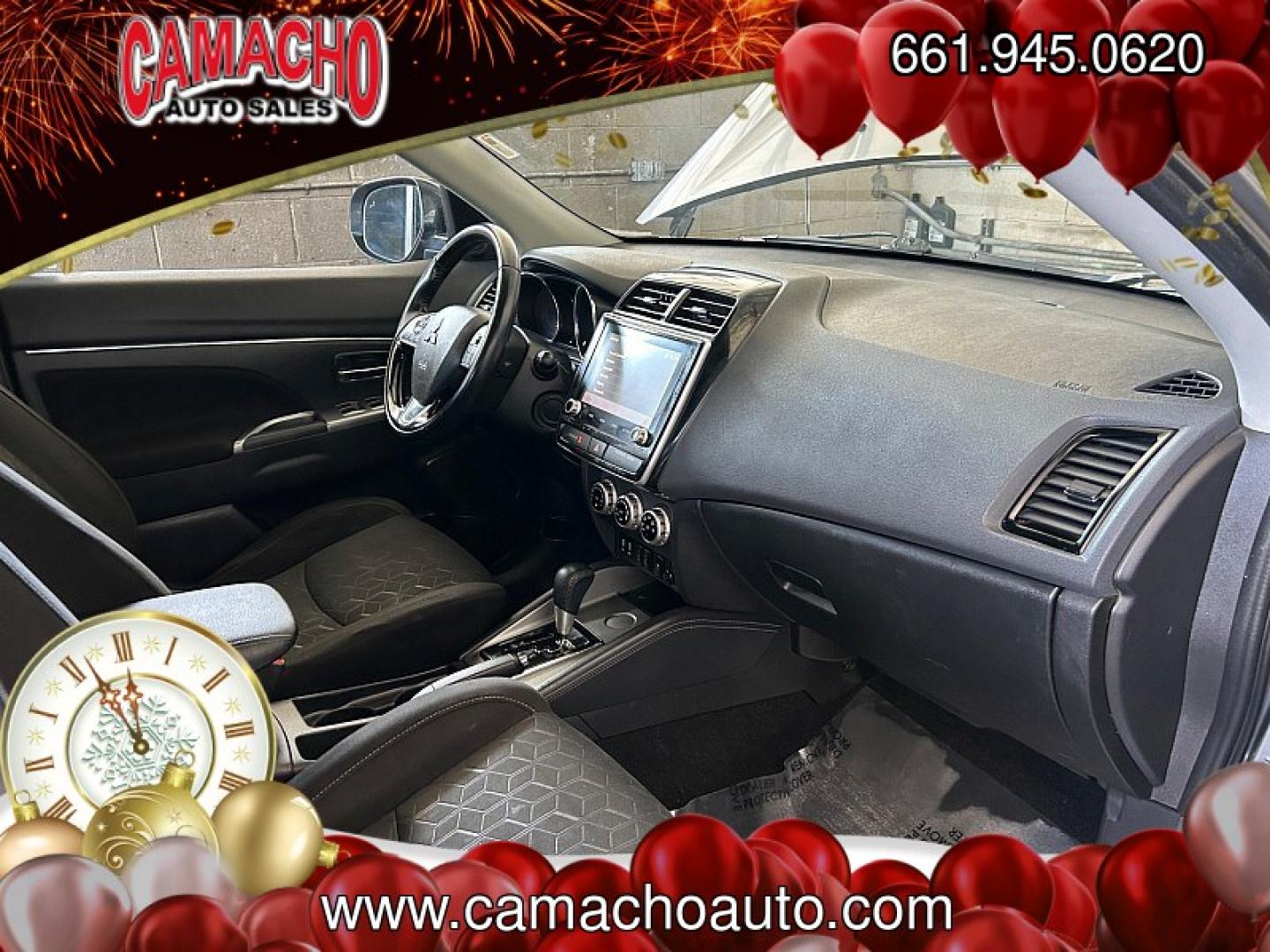 2021 Gray Mitsubishi Outlander Sport (JA4APVAU3MU) with an 4-Cyl 2.0 Liter engine, Automatic CVT transmission, located at 412 Auto Vista Drive, Palmdale, CA, 93551, (661) 945-0620, 34.592636, -118.136681- Photo#23