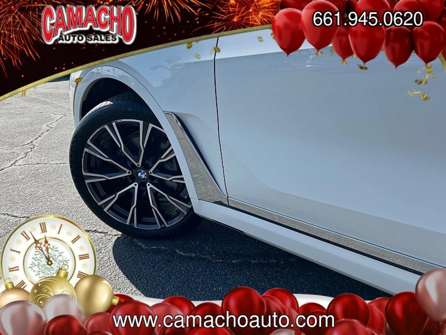 2020 White BMW X7 (5UXCW2C05L9) with an V6 Turbo 3.0 Liter engine, Automatic 8-Spd Steptronic w/Sport transmission, located at 412 Auto Vista Drive, Palmdale, CA, 93551, (661) 945-0620, 34.592636, -118.136681- Photo#10