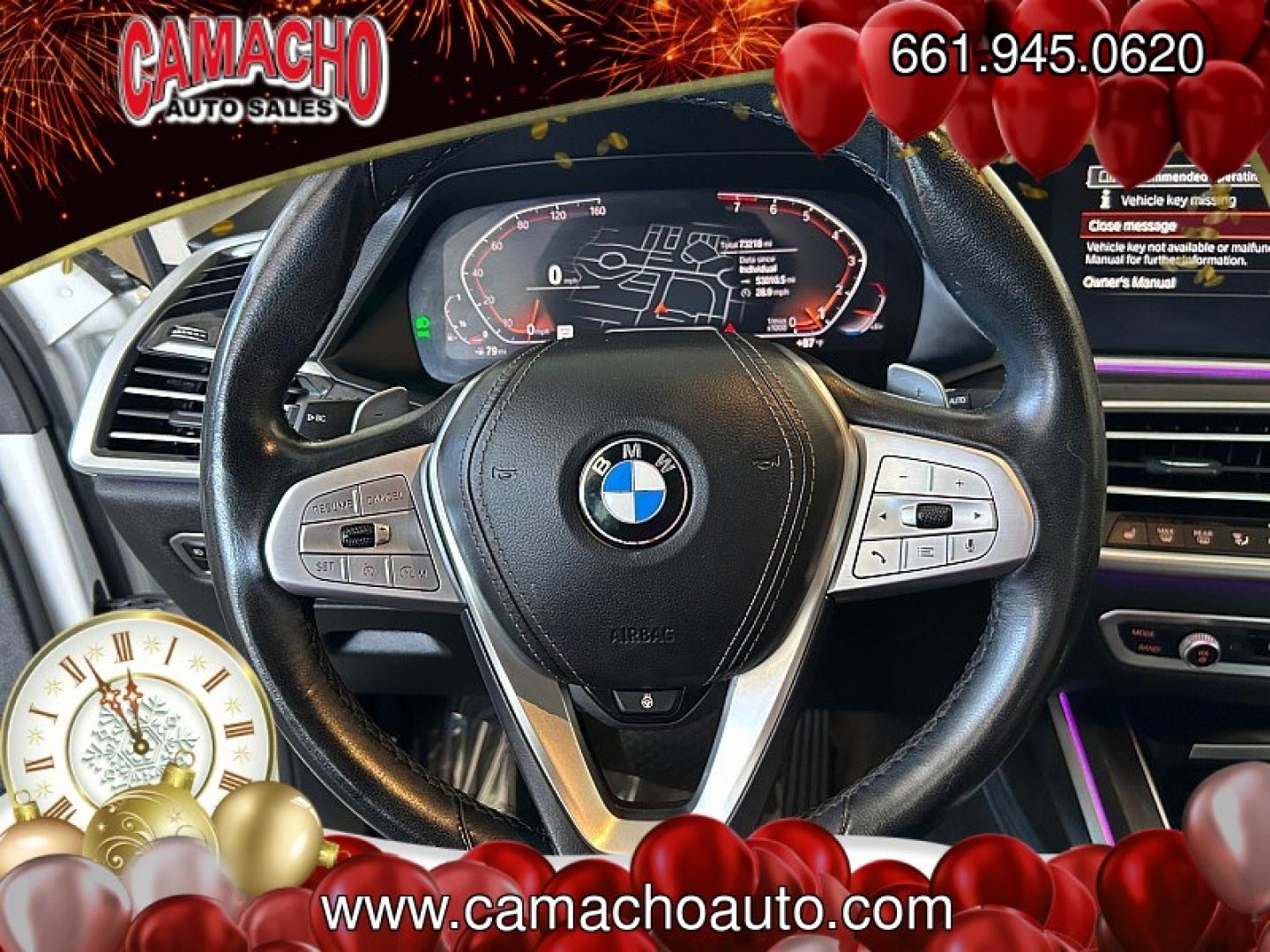 2020 White BMW X7 (5UXCW2C05L9) with an V6 Turbo 3.0 Liter engine, Automatic 8-Spd Steptronic w/Sport transmission, located at 412 Auto Vista Drive, Palmdale, CA, 93551, (661) 945-0620, 34.592636, -118.136681- Photo#19