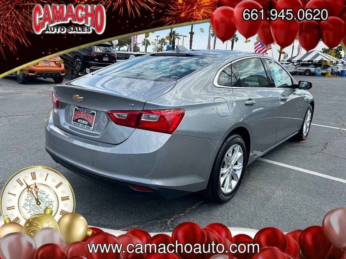 2024 Gray Chevrolet Malibu (1G1ZD5ST6RF) with an 4-Cyl Turbo 1.5 Liter engine, Automatic CVT transmission, located at 412 Auto Vista Drive, Palmdale, CA, 93551, (661) 945-0620, 34.592636, -118.136681- Photo#2