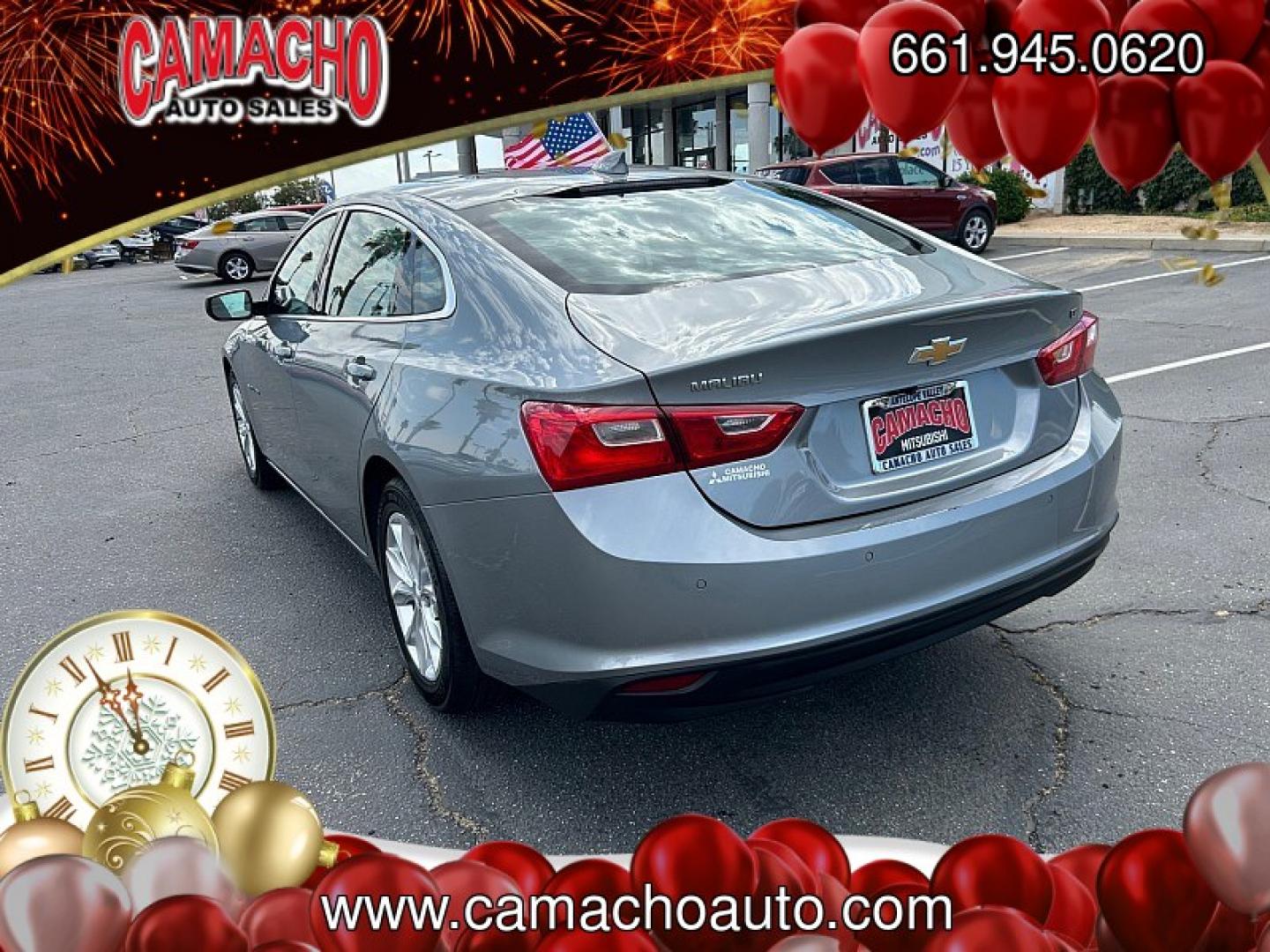 2024 Gray Chevrolet Malibu (1G1ZD5ST6RF) with an 4-Cyl Turbo 1.5 Liter engine, Automatic CVT transmission, located at 412 Auto Vista Drive, Palmdale, CA, 93551, (661) 945-0620, 34.592636, -118.136681- Photo#4