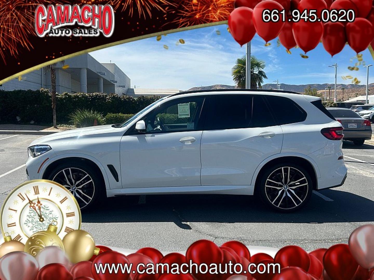 2020 White BMW X5 (5UXCR4C0XL9) with an 6-Cyl Turbo 3.0 Liter engine, Automatic 8-Spd Sport w/Steptronic Sport transmission, located at 412 Auto Vista Drive, Palmdale, CA, 93551, (661) 945-0620, 34.592636, -118.136681- Photo#3