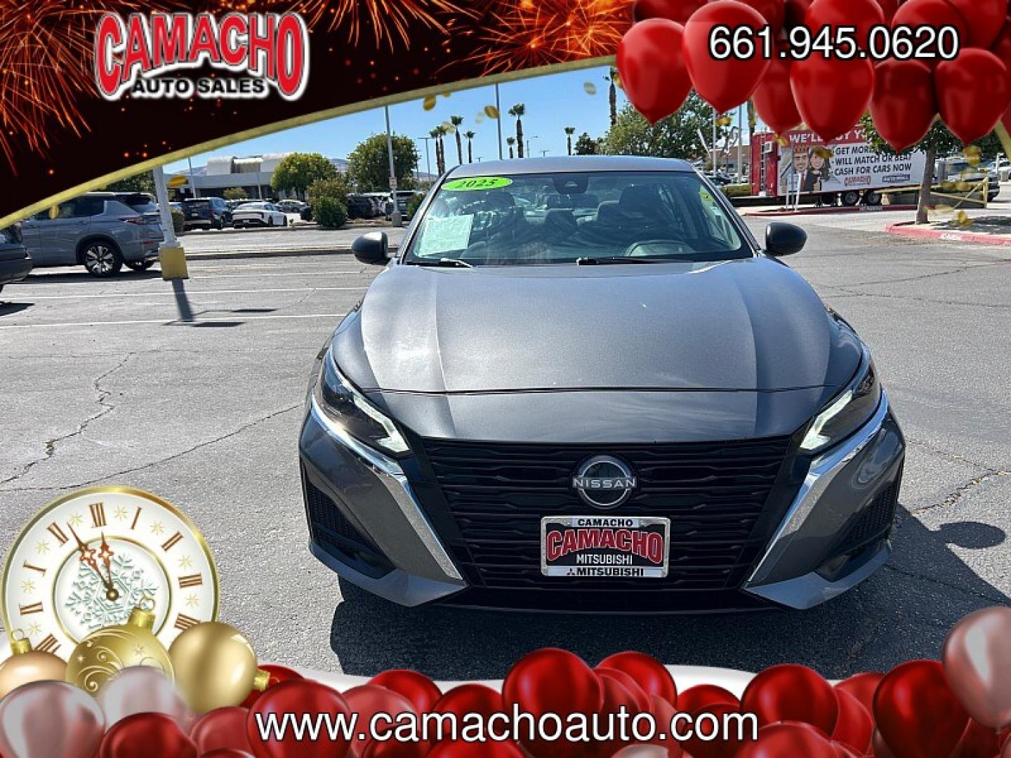 2025 Gray Nissan Altima (1N4BL4DV3SN) with an 4-Cyl 2.5 Liter engine, Automatic CVT transmission, located at 412 Auto Vista Drive, Palmdale, CA, 93551, (661) 945-0620, 34.592636, -118.136681- Photo#1