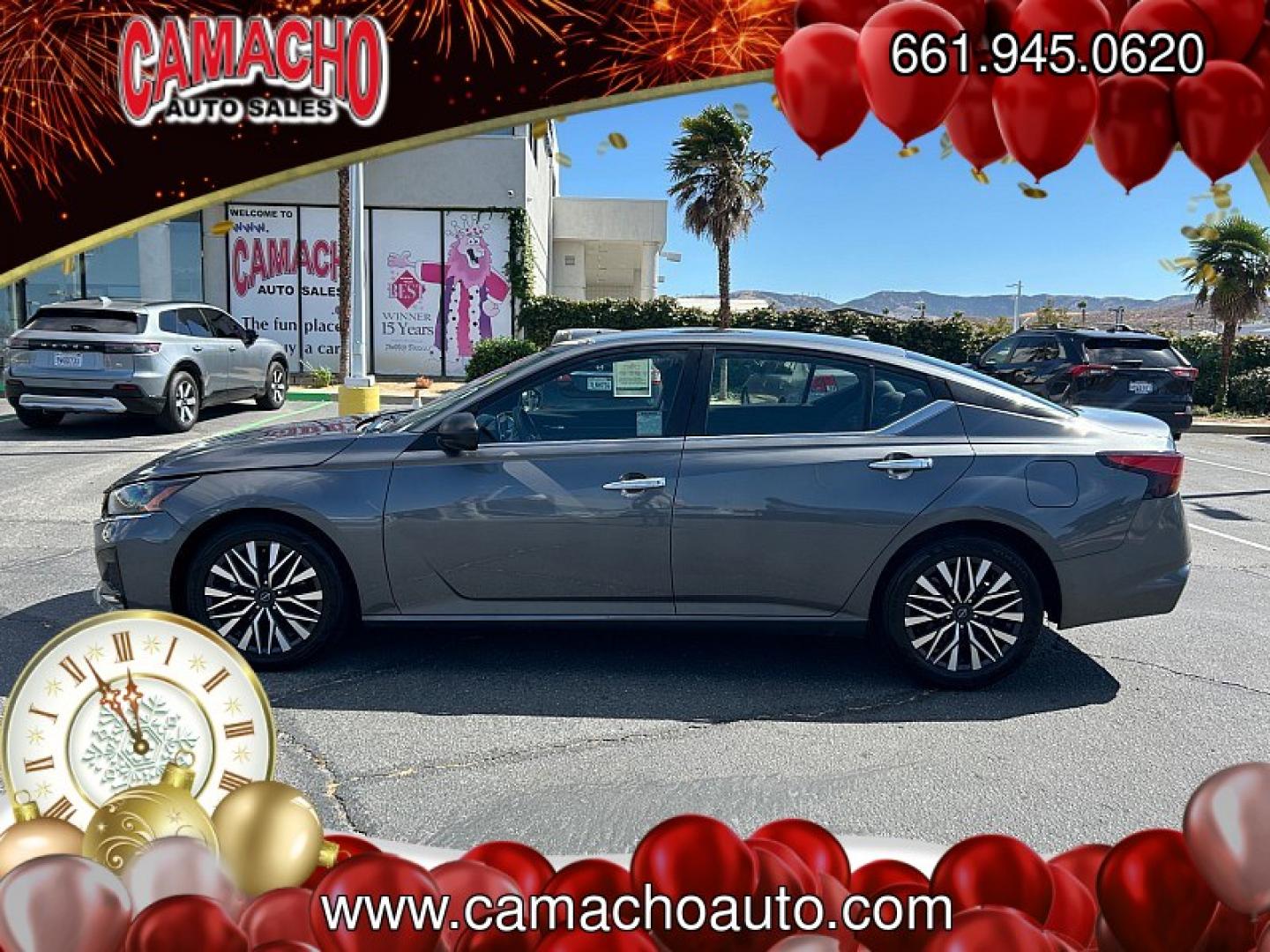2025 Gray Nissan Altima (1N4BL4DV3SN) with an 4-Cyl 2.5 Liter engine, Automatic CVT transmission, located at 412 Auto Vista Drive, Palmdale, CA, 93551, (661) 945-0620, 34.592636, -118.136681- Photo#3