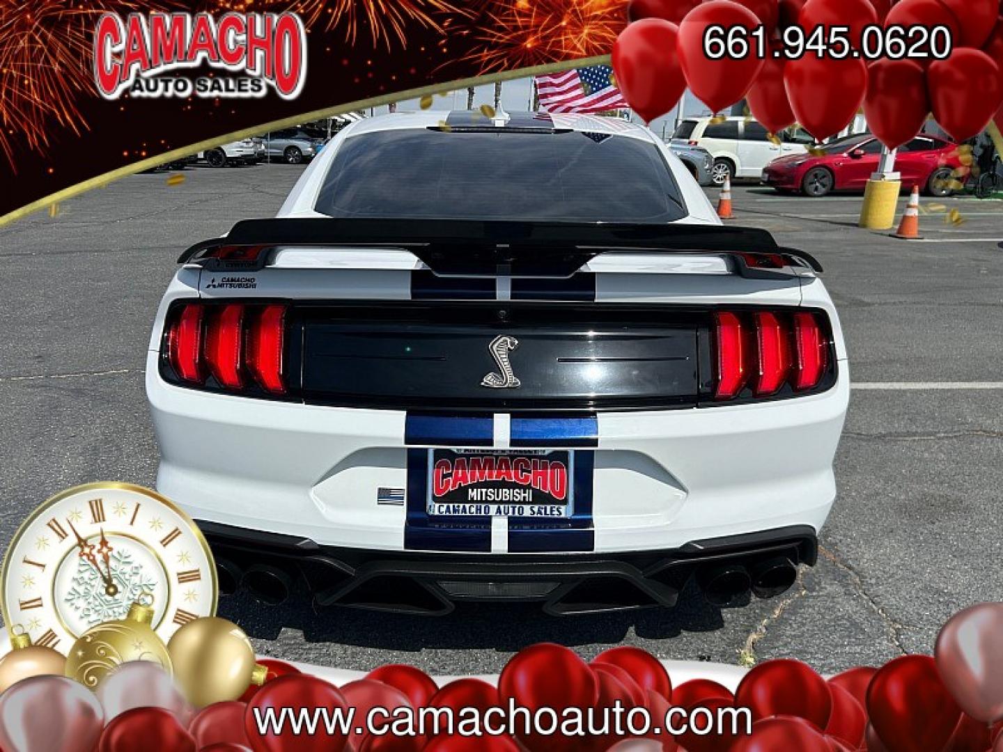 2020 White Ford Shelby GT500 (1FA6P8SJ2L5) with an V8 Supercharged 5.2 Liter engine, Automatic 7-Spd Dual Clutch TREMEC transmission, located at 412 Auto Vista Drive, Palmdale, CA, 93551, (661) 945-0620, 34.592636, -118.136681- Photo#7
