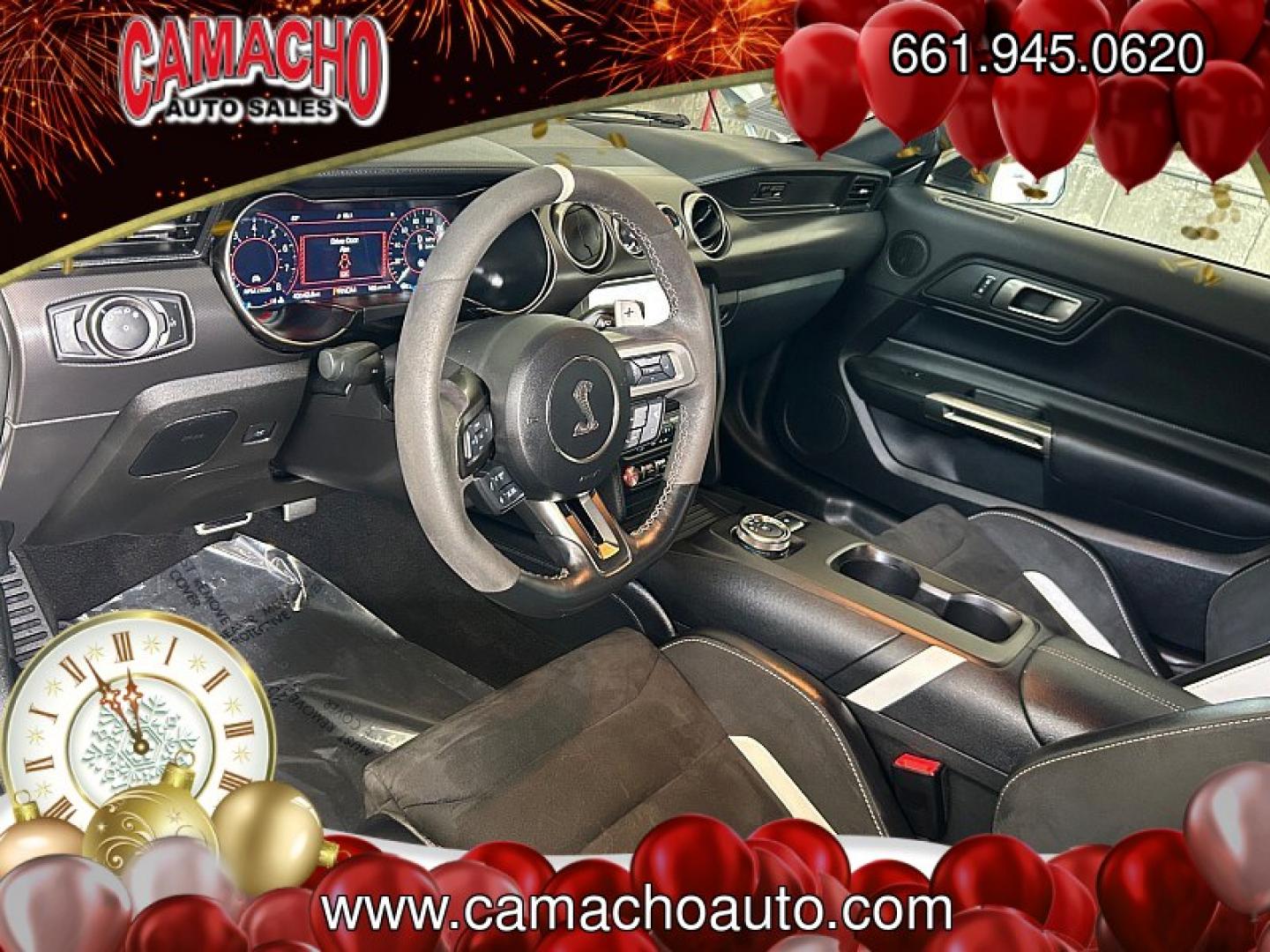 2020 White Ford Shelby GT500 (1FA6P8SJ2L5) with an V8 Supercharged 5.2 Liter engine, Automatic 7-Spd Dual Clutch TREMEC transmission, located at 412 Auto Vista Drive, Palmdale, CA, 93551, (661) 945-0620, 34.592636, -118.136681- Photo#17