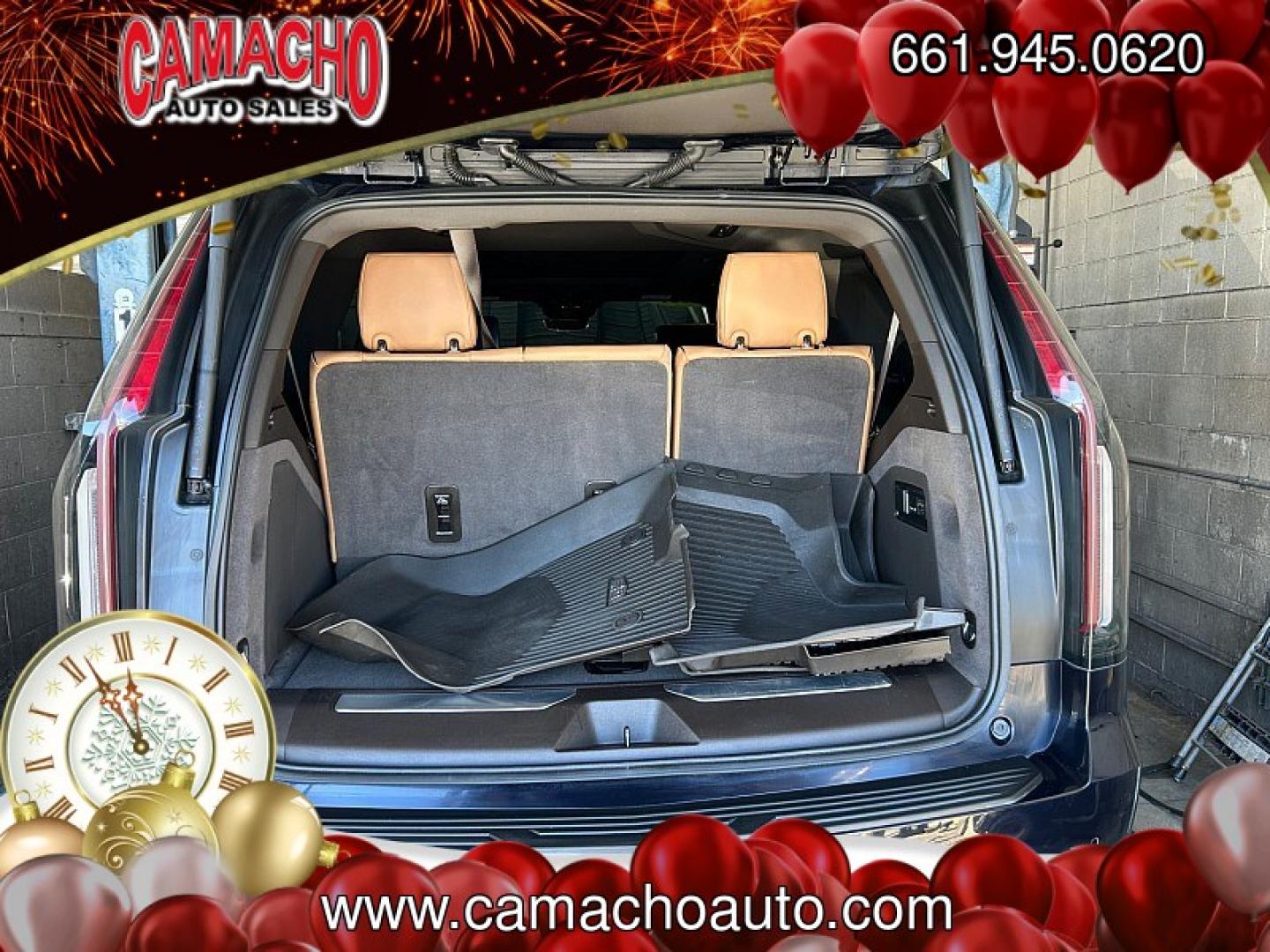 2021 Blue Cadillac Escalade (1GYS4FKL7MR) , Automatic 10-Spd w/Overdrive transmission, located at 412 Auto Vista Drive, Palmdale, CA, 93551, (661) 945-0620, 34.592636, -118.136681- Photo#31