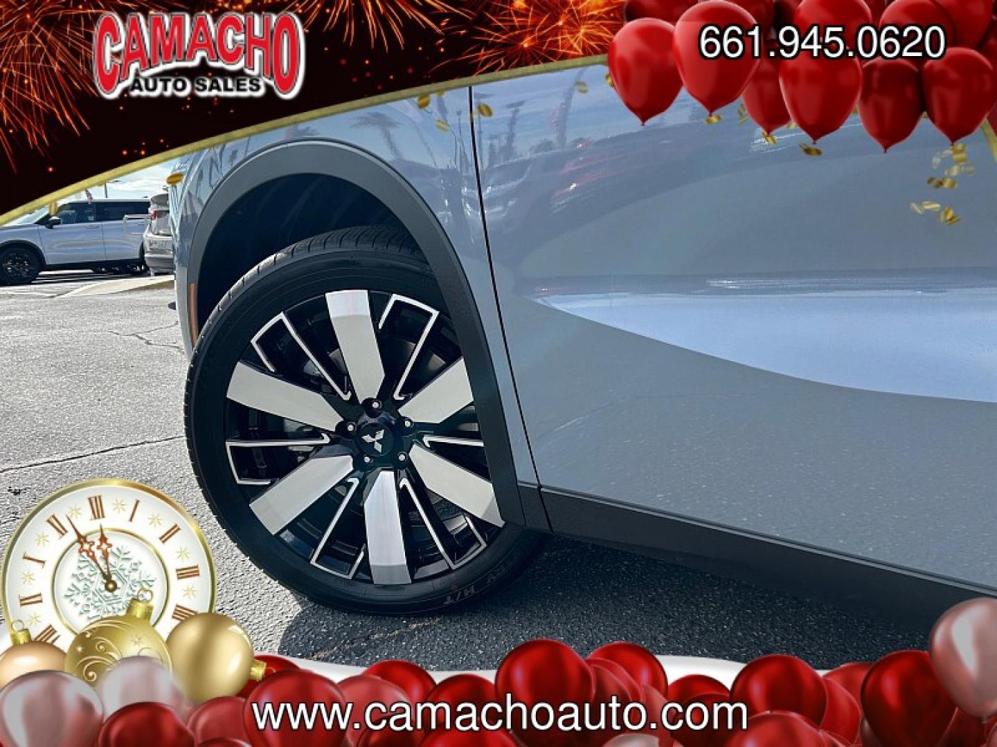 2026 Gray Mitsubishi Outlander (JA4J3VAB4TZ) with an 4-Cyl Turbo Hybrid 1.5 Liter engine, Automatic CVT transmission, located at 412 Auto Vista Drive, Palmdale, CA, 93551, (661) 945-0620, 34.592636, -118.136681- Photo#12