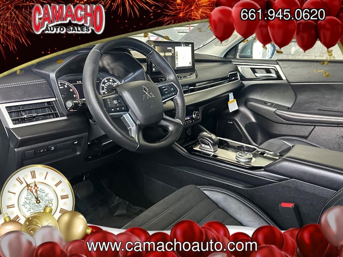 2026 Gray Mitsubishi Outlander (JA4J3VAB4TZ) with an 4-Cyl Turbo Hybrid 1.5 Liter engine, Automatic CVT transmission, located at 412 Auto Vista Drive, Palmdale, CA, 93551, (661) 945-0620, 34.592636, -118.136681- Photo#17