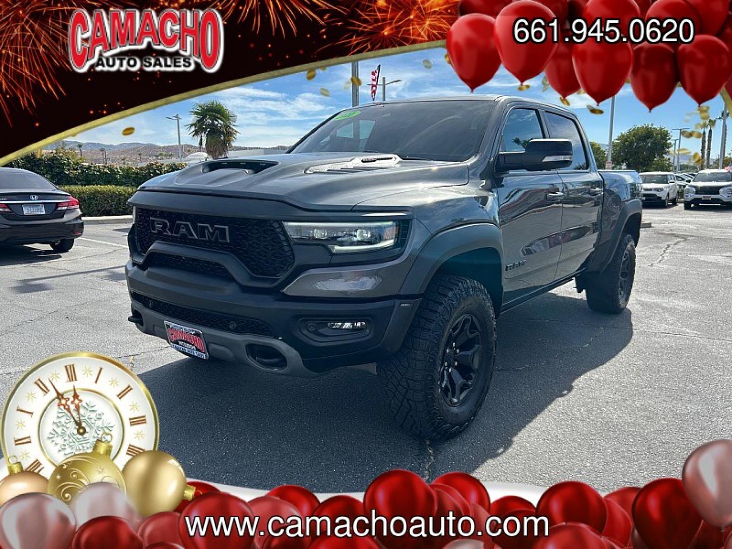 2022 Gray Ram 1500 4WD (1C6SRFU94NN) with an V8 HEMI 6.2 Liter engine, Automatic 8-Spd transmission, located at 412 Auto Vista Drive, Palmdale, CA, 93551, (661) 945-0620, 34.592636, -118.136681- Photo#6