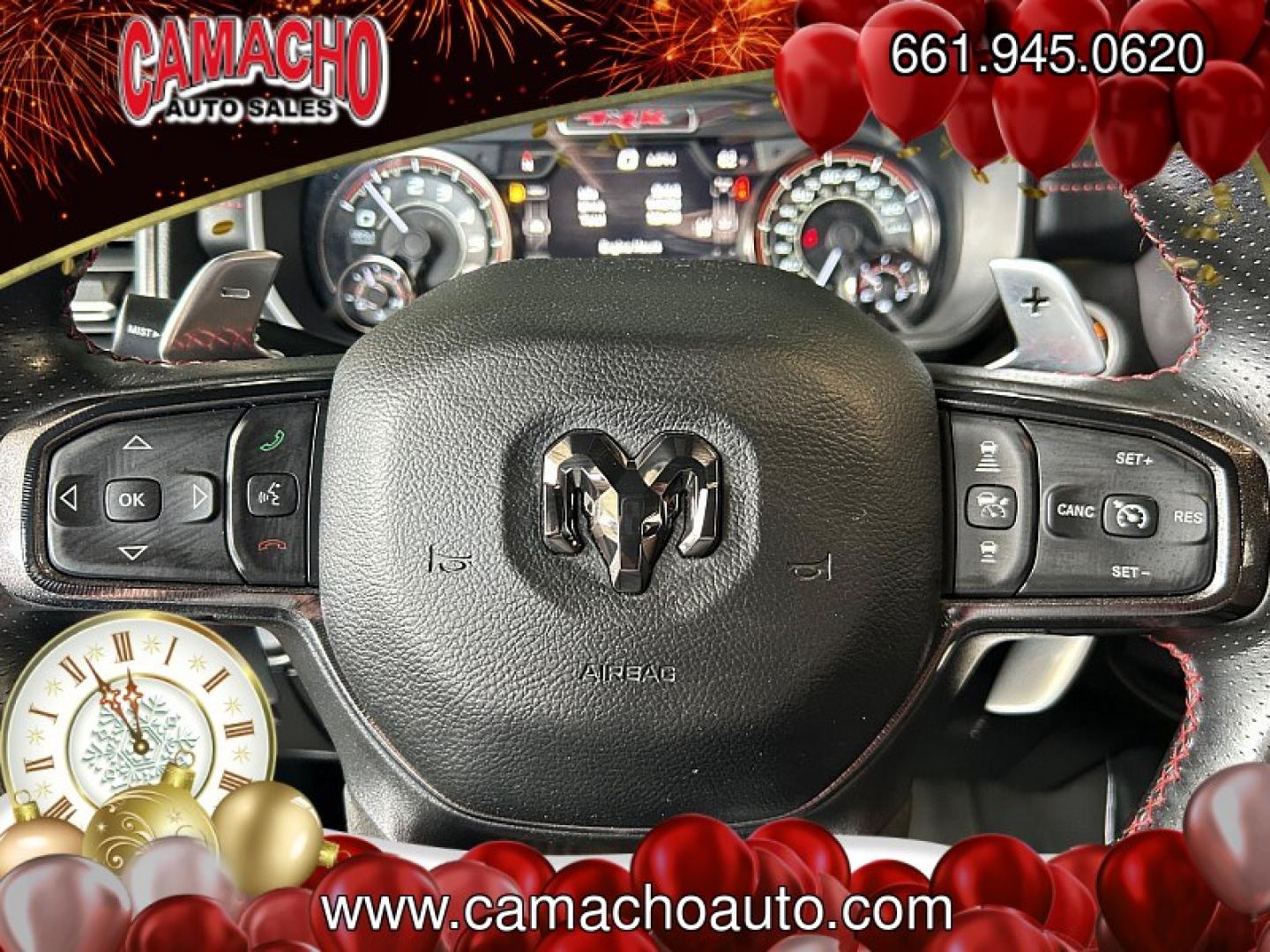 2022 Gray Ram 1500 4WD (1C6SRFU94NN) with an V8 HEMI 6.2 Liter engine, Automatic 8-Spd transmission, located at 412 Auto Vista Drive, Palmdale, CA, 93551, (661) 945-0620, 34.592636, -118.136681- Photo#30
