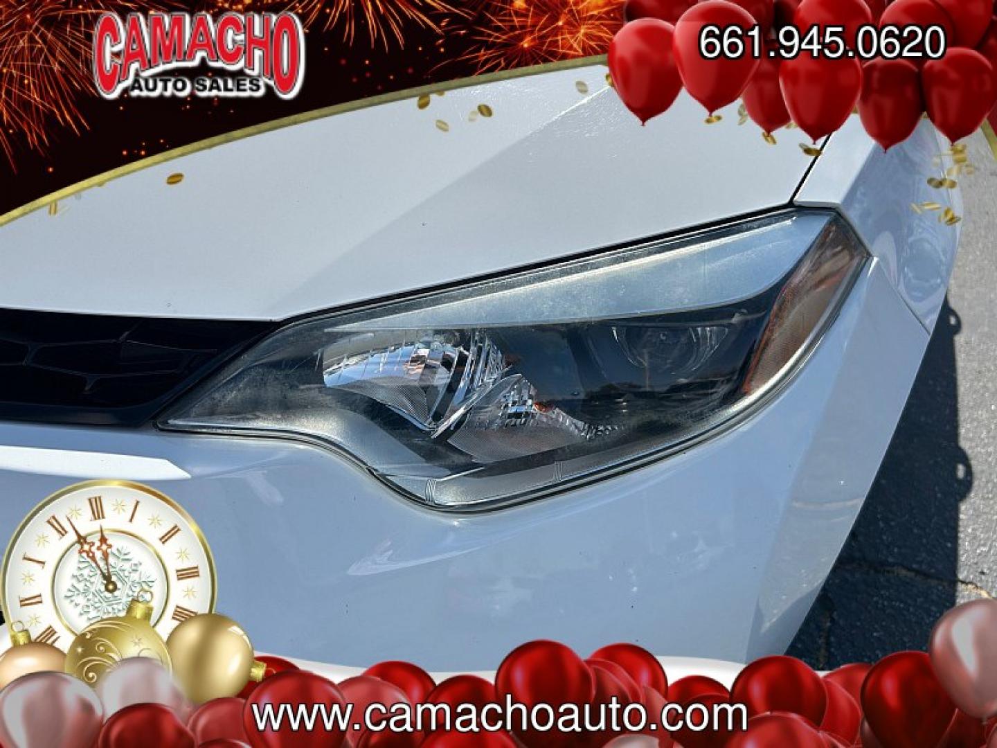 2014 White Toyota Corolla (5YFBURHE5EP) with an 4-Cyl 1.8 Liter engine, Auto CVTi-S w/Man Mode transmission, located at 412 Auto Vista Drive, Palmdale, CA, 93551, (661) 945-0620, 34.592636, -118.136681- Photo#9