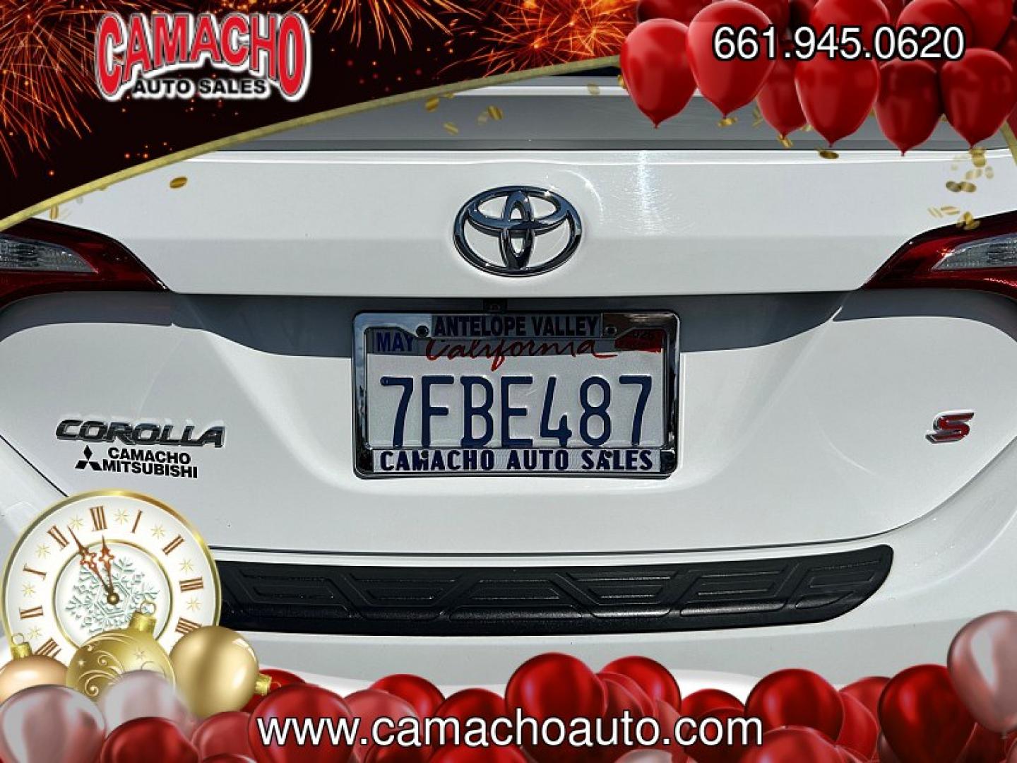 2014 White Toyota Corolla (5YFBURHE5EP) with an 4-Cyl 1.8 Liter engine, Auto CVTi-S w/Man Mode transmission, located at 412 Auto Vista Drive, Palmdale, CA, 93551, (661) 945-0620, 34.592636, -118.136681- Photo#15