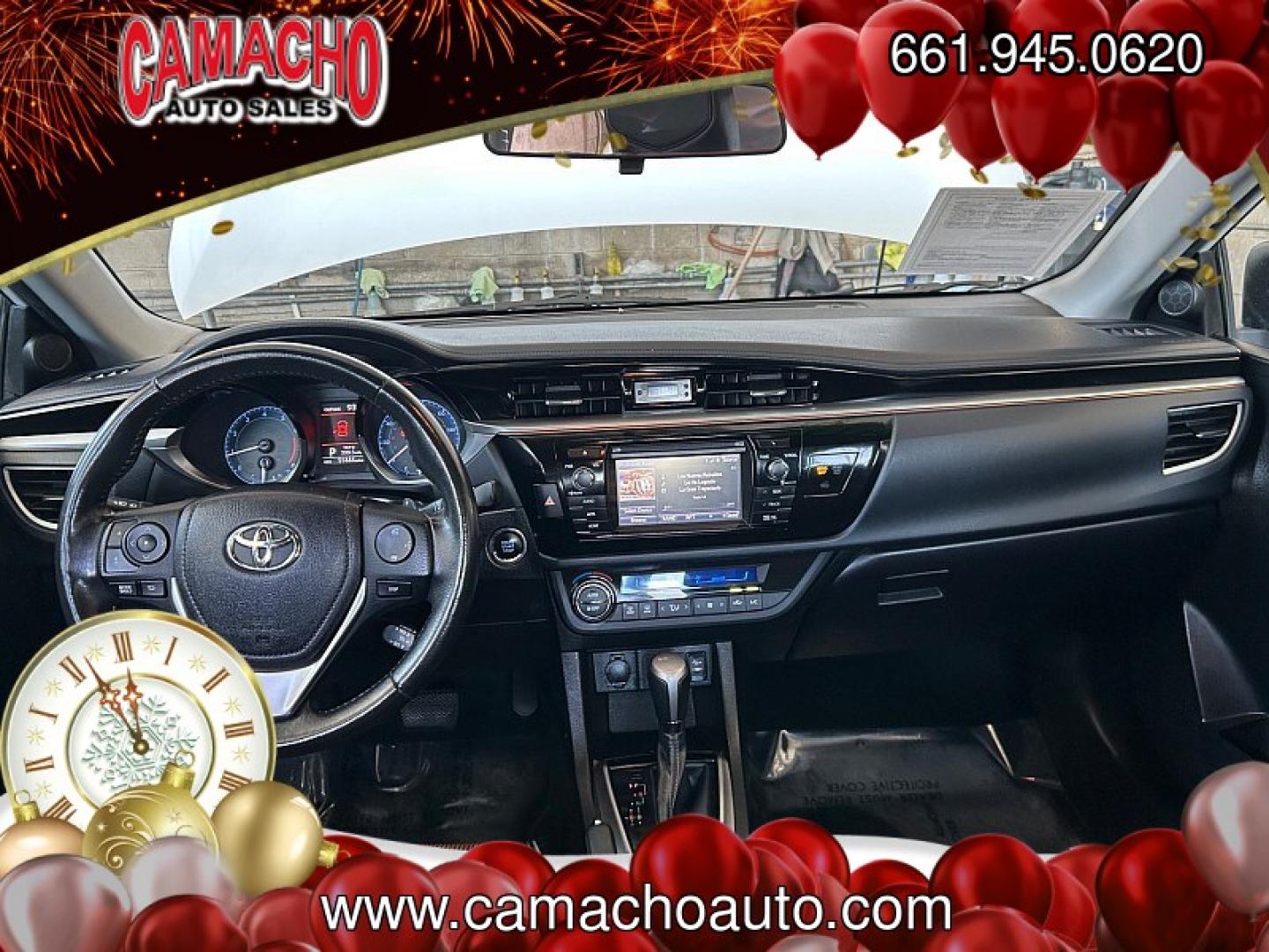 2014 White Toyota Corolla (5YFBURHE5EP) with an 4-Cyl 1.8 Liter engine, Auto CVTi-S w/Man Mode transmission, located at 412 Auto Vista Drive, Palmdale, CA, 93551, (661) 945-0620, 34.592636, -118.136681- Photo#18