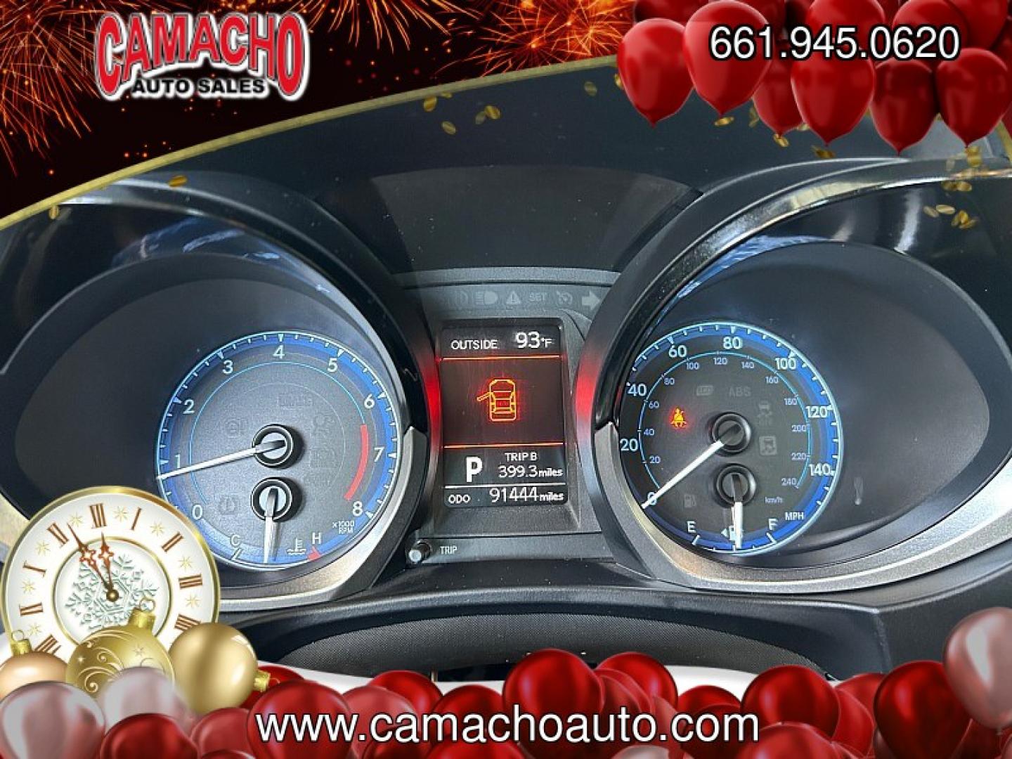 2014 White Toyota Corolla (5YFBURHE5EP) with an 4-Cyl 1.8 Liter engine, Auto CVTi-S w/Man Mode transmission, located at 412 Auto Vista Drive, Palmdale, CA, 93551, (661) 945-0620, 34.592636, -118.136681- Photo#20