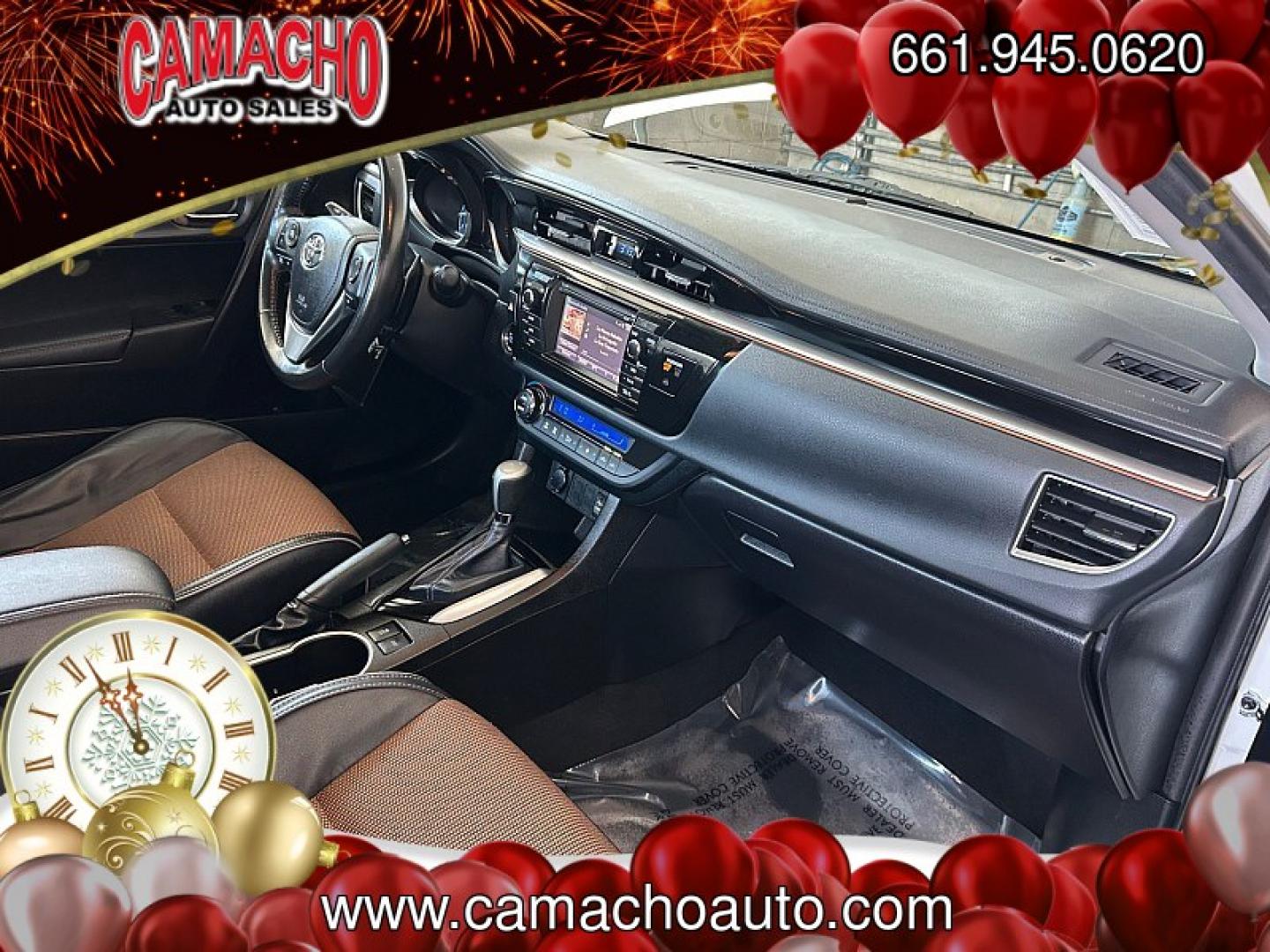 2014 White Toyota Corolla (5YFBURHE5EP) with an 4-Cyl 1.8 Liter engine, Auto CVTi-S w/Man Mode transmission, located at 412 Auto Vista Drive, Palmdale, CA, 93551, (661) 945-0620, 34.592636, -118.136681- Photo#29