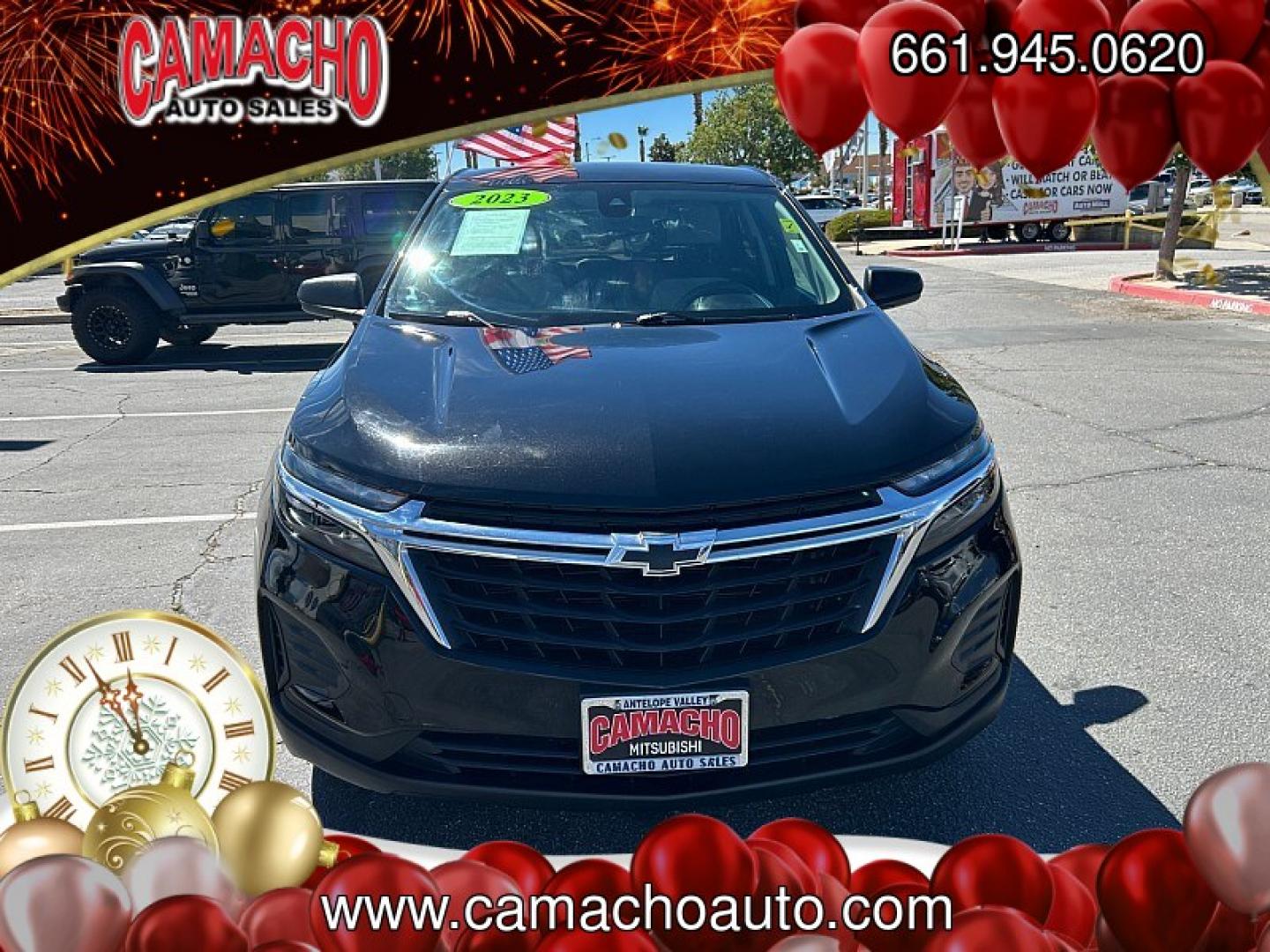 2023 Chevrolet Equinox (3GNAXHEG1PL) with an 4-Cyl Turbo 1.5 Liter engine, Automatic 6-Spd w/Overdrive transmission, located at 412 Auto Vista Drive, Palmdale, CA, 93551, (661) 945-0620, 34.592636, -118.136681- Photo#1