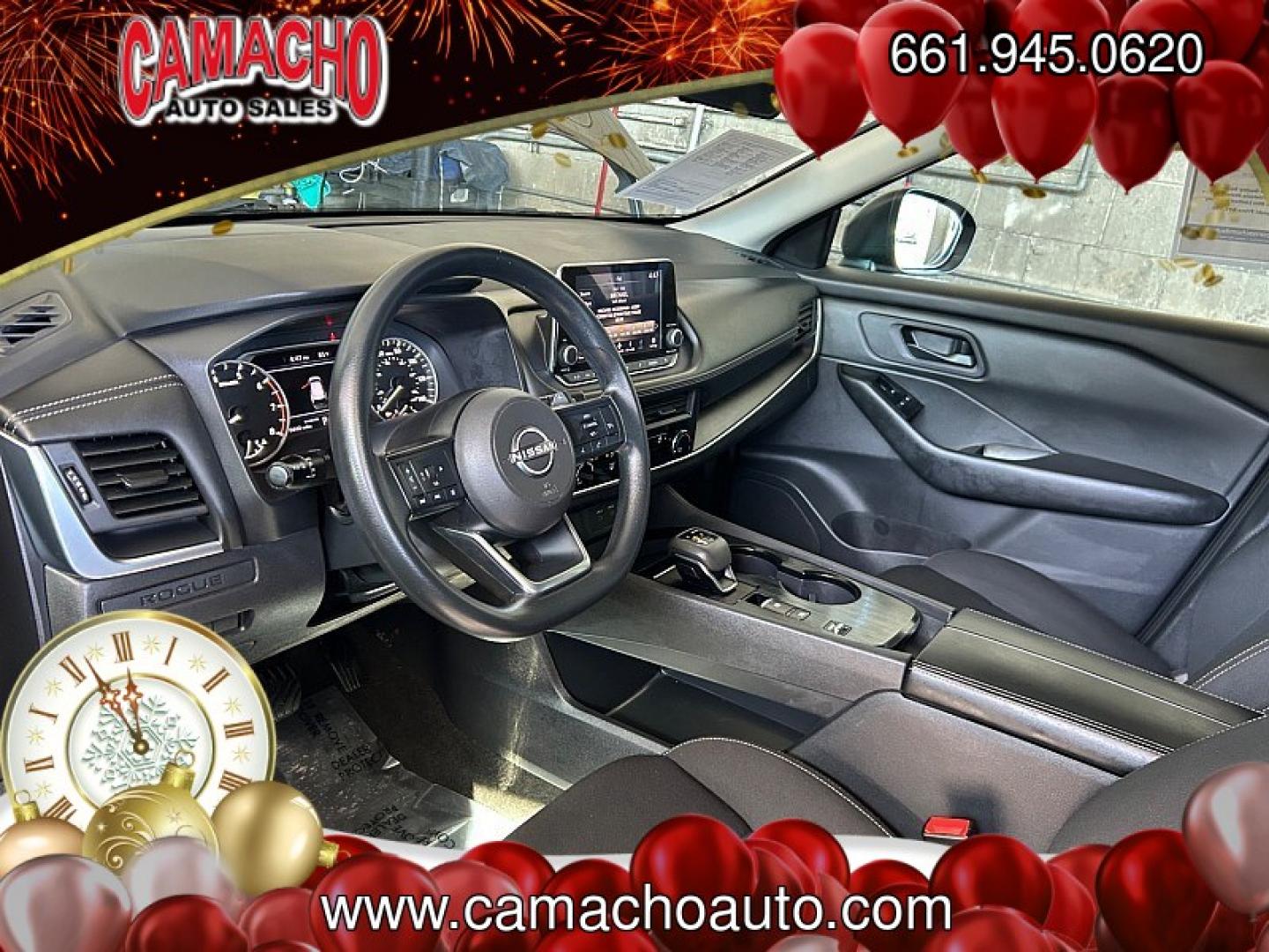 2024 Black Nissan Rogue (5N1BT3AA8RC) with an 3-Cyl Turbo 1.5 Liter engine, Automatic CVT transmission, located at 412 Auto Vista Drive, Palmdale, CA, 93551, (661) 945-0620, 34.592636, -118.136681- Photo#17