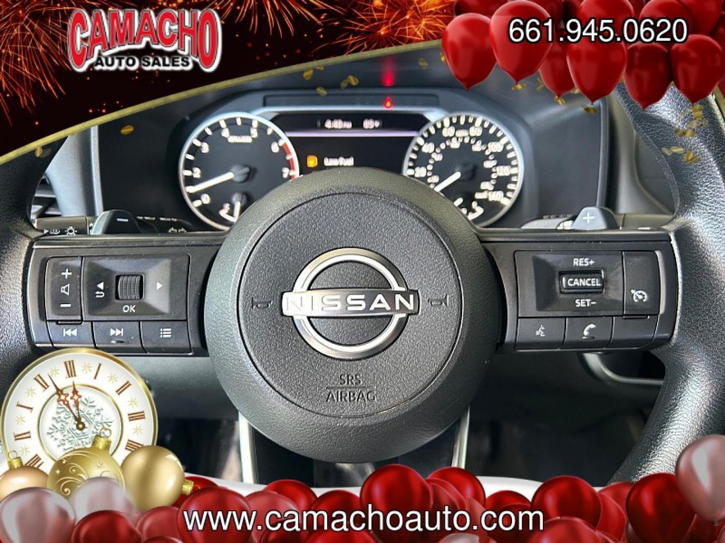 2024 Black Nissan Rogue (5N1BT3AA8RC) with an 3-Cyl Turbo 1.5 Liter engine, Automatic CVT transmission, located at 412 Auto Vista Drive, Palmdale, CA, 93551, (661) 945-0620, 34.592636, -118.136681- Photo#21