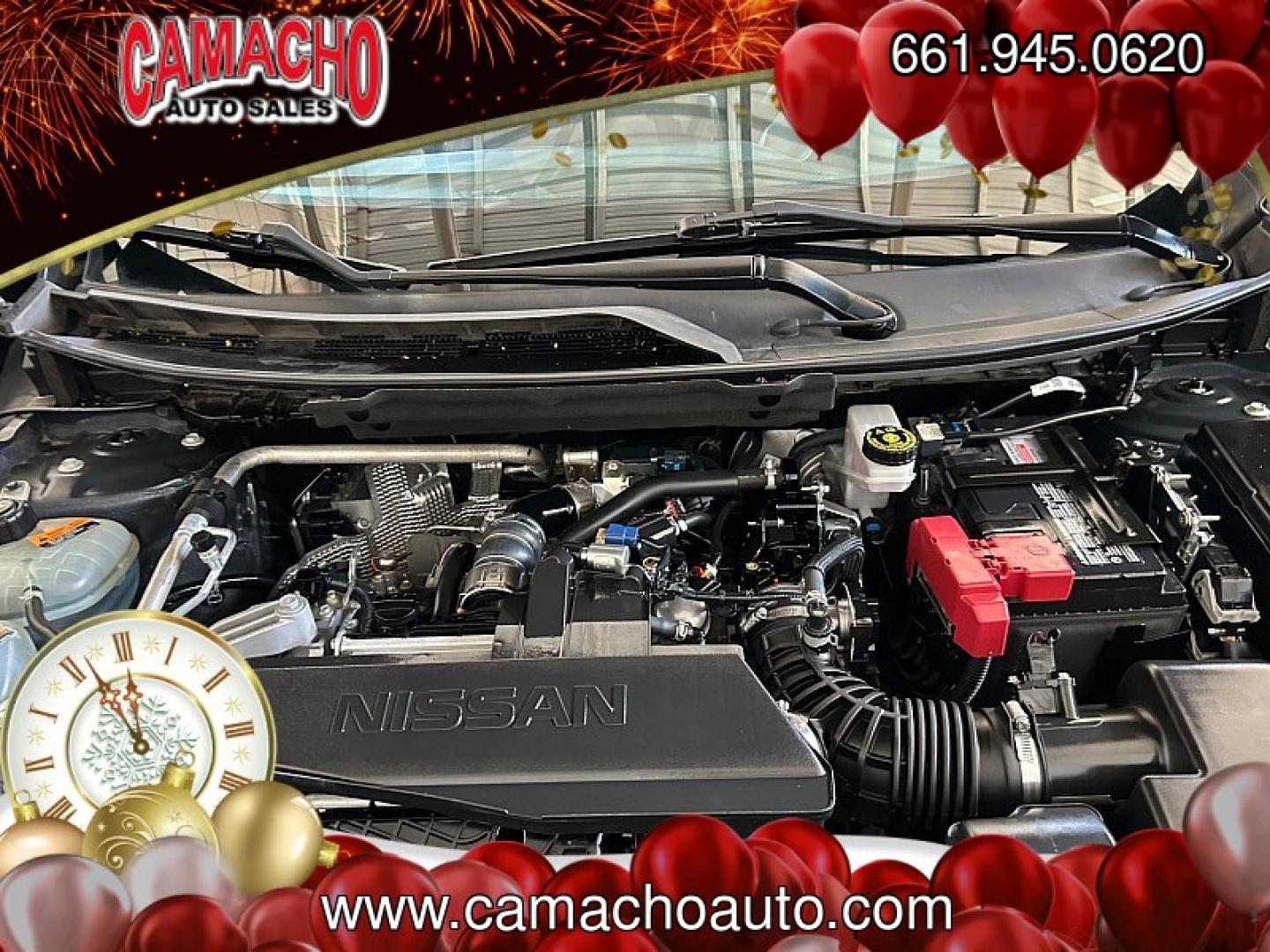 2024 Black Nissan Rogue (5N1BT3AA8RC) with an 3-Cyl Turbo 1.5 Liter engine, Automatic CVT transmission, located at 412 Auto Vista Drive, Palmdale, CA, 93551, (661) 945-0620, 34.592636, -118.136681- Photo#26