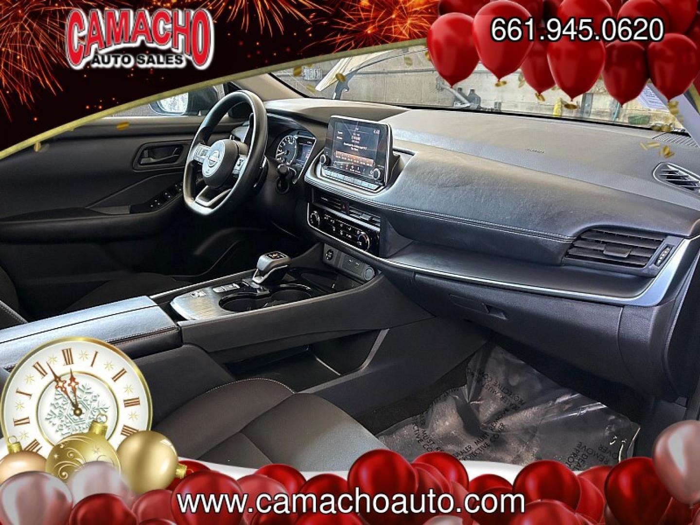 2024 Black Nissan Rogue (5N1BT3AA8RC) with an 3-Cyl Turbo 1.5 Liter engine, Automatic CVT transmission, located at 412 Auto Vista Drive, Palmdale, CA, 93551, (661) 945-0620, 34.592636, -118.136681- Photo#29