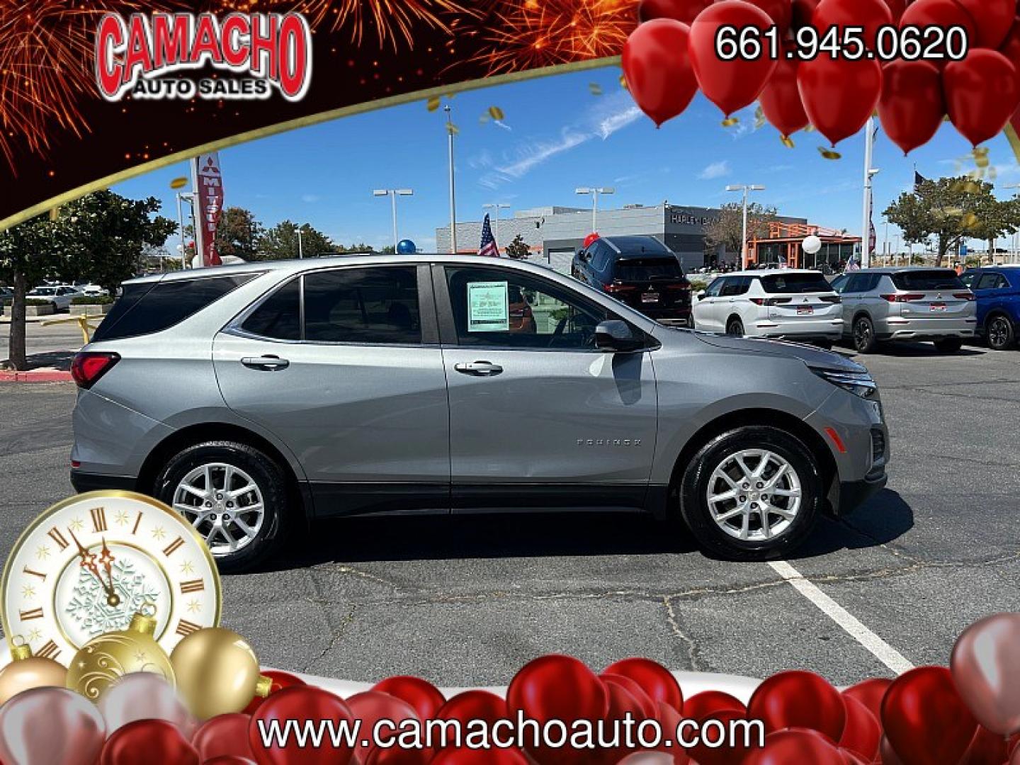 2024 Chevrolet Equinox (3GNAXKEG9RL) with an 4-Cyl Turbo 1.5 Liter engine, Automatic 6-Spd w/Overdrive transmission, located at 412 Auto Vista Drive, Palmdale, CA, 93551, (661) 945-0620, 34.592636, -118.136681- Photo#9