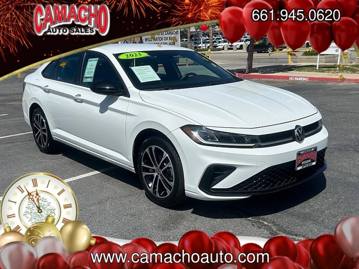 2025 Gray Volkswagen Jetta (3VWBX7BU5SM) with an 4-Cyl Turbo 1.5 Liter engine, Automatic 8-Spd transmission, located at 412 Auto Vista Drive, Palmdale, CA, 93551, (661) 945-0620, 34.592636, -118.136681- Photo#0