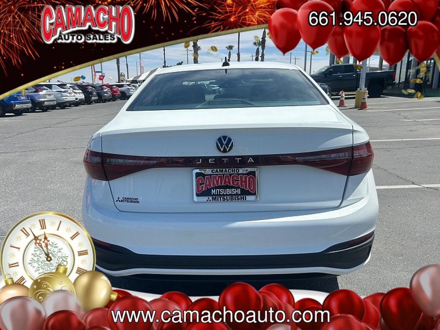 2025 Gray Volkswagen Jetta (3VWBX7BU5SM) with an 4-Cyl Turbo 1.5 Liter engine, Automatic 8-Spd transmission, located at 412 Auto Vista Drive, Palmdale, CA, 93551, (661) 945-0620, 34.592636, -118.136681- Photo#1