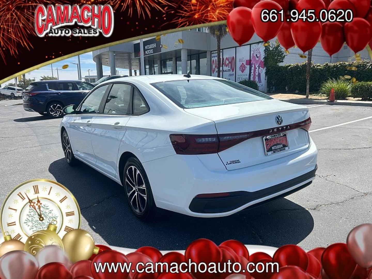 2025 Gray Volkswagen Jetta (3VWBX7BU5SM) with an 4-Cyl Turbo 1.5 Liter engine, Automatic 8-Spd transmission, located at 412 Auto Vista Drive, Palmdale, CA, 93551, (661) 945-0620, 34.592636, -118.136681- Photo#2